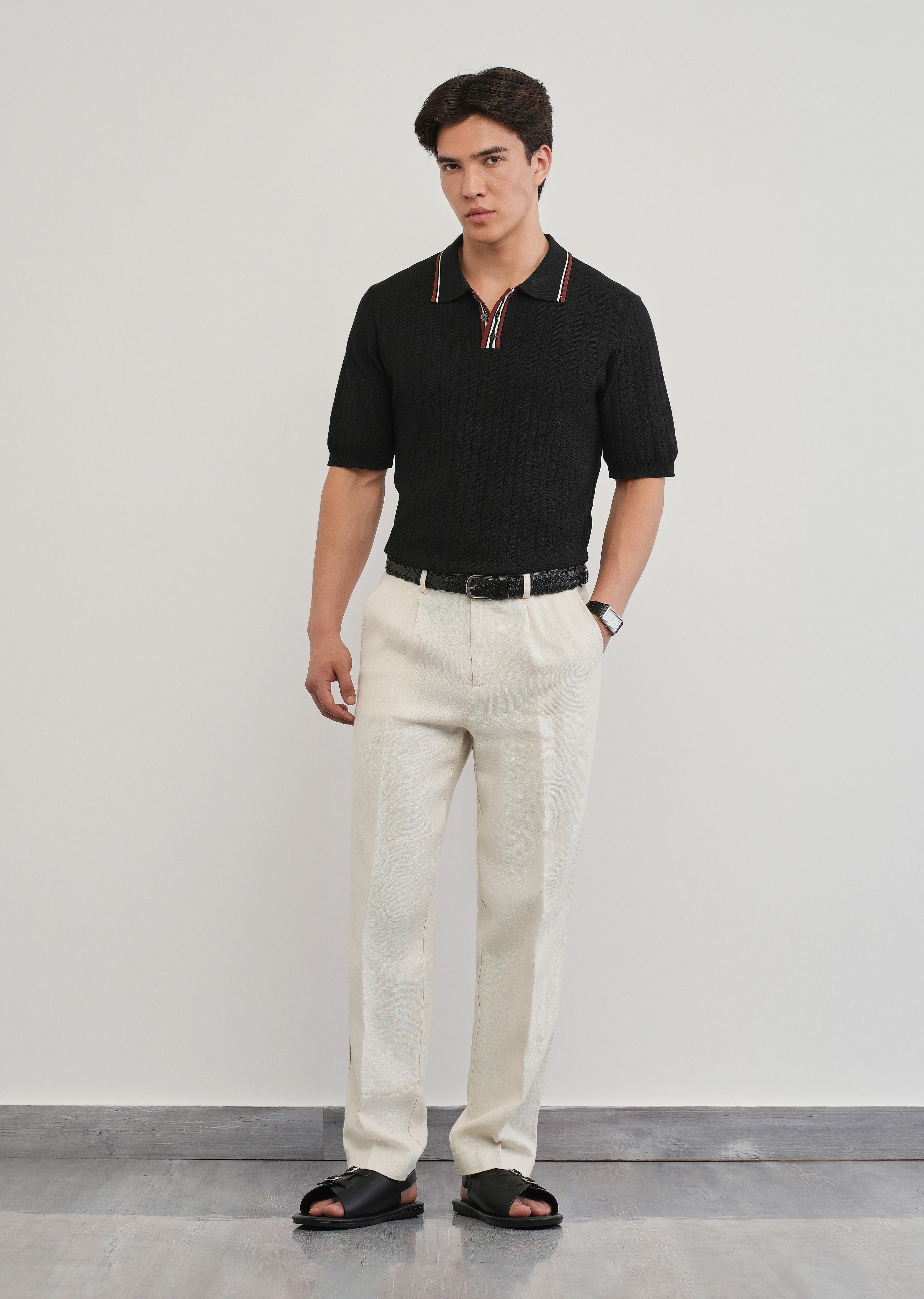 100% Pure Linen Ivory Pant - Image 7