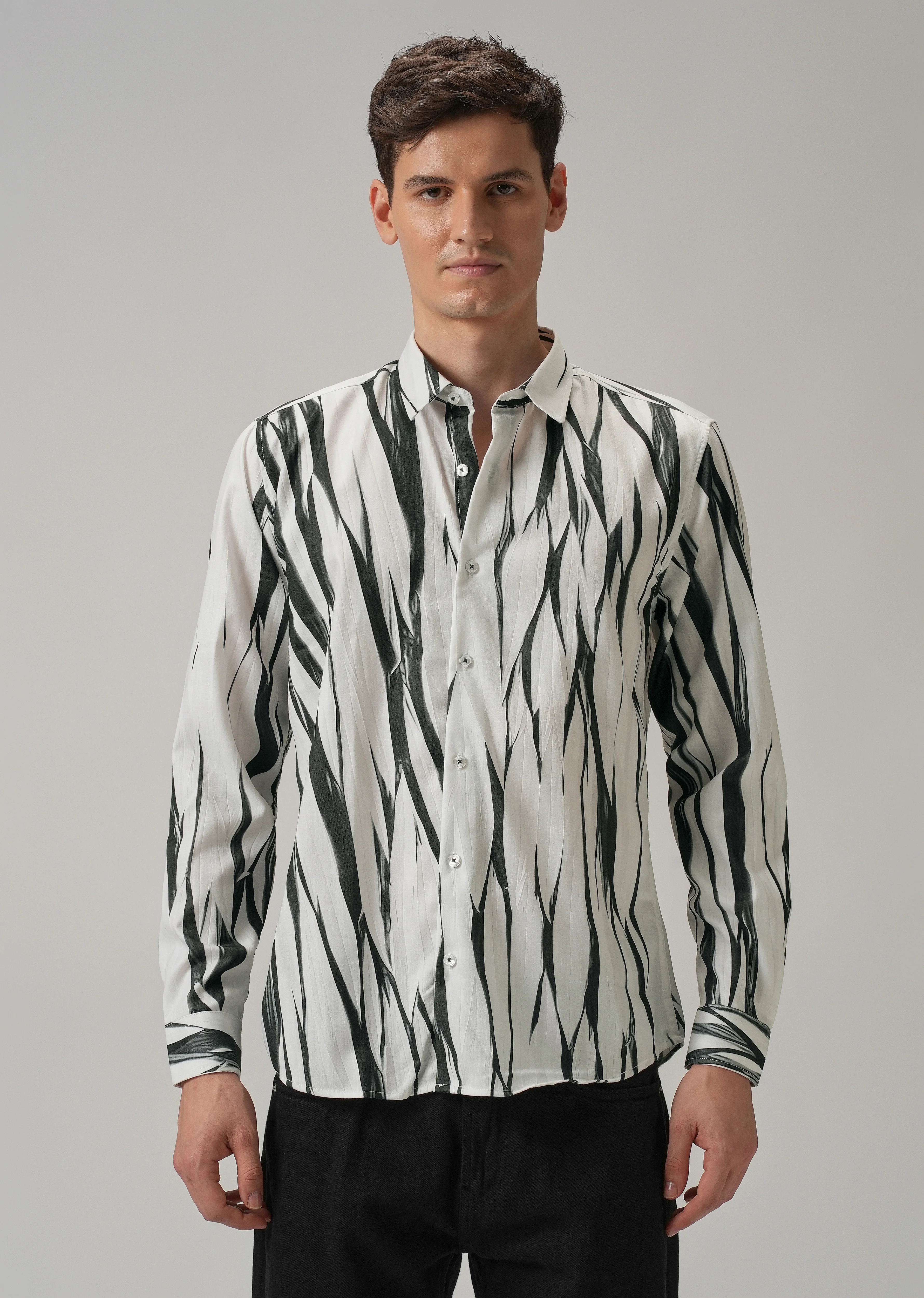 Abstract Black Shirt - Image 3