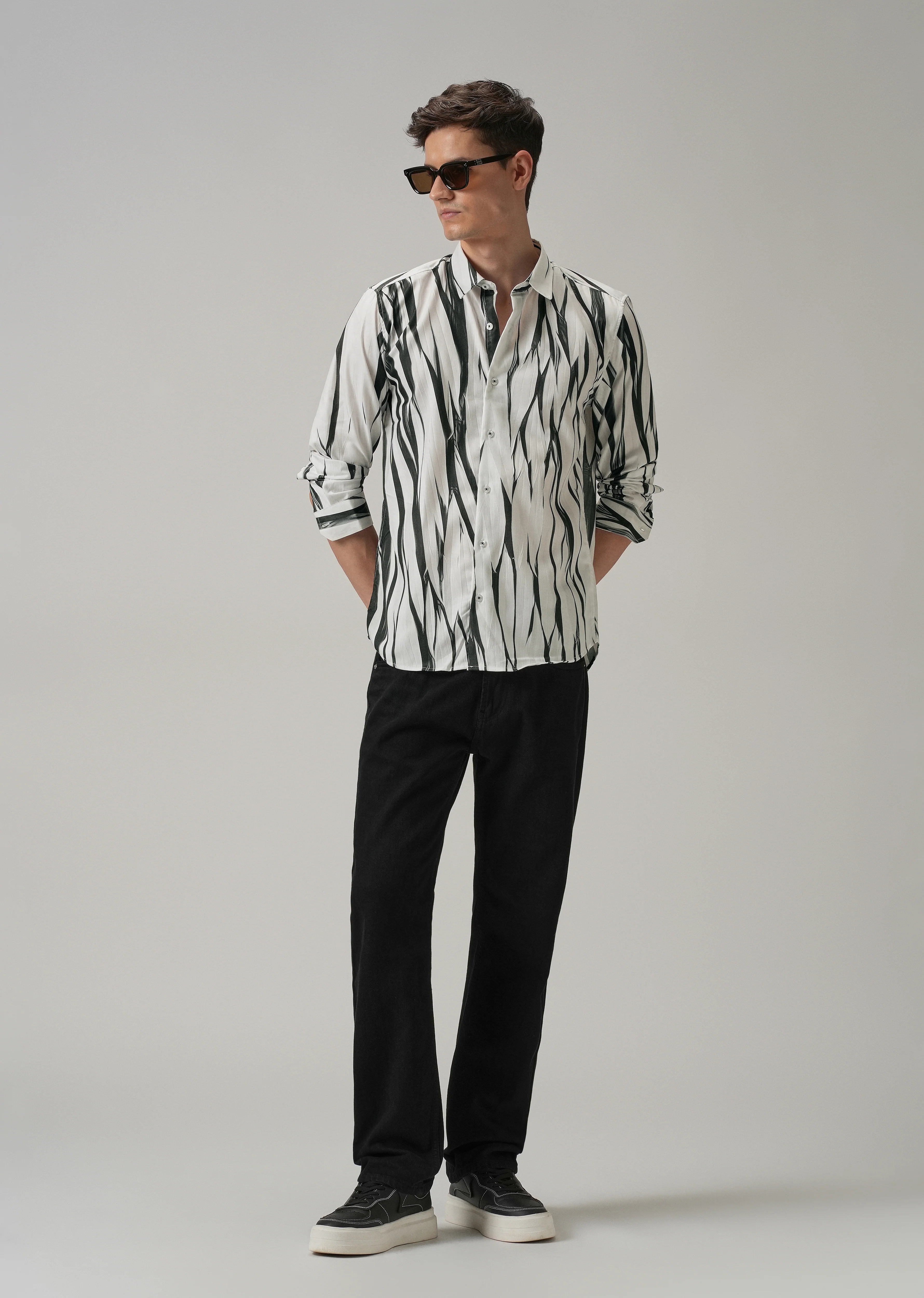 Abstract Black Shirt - Image 6
