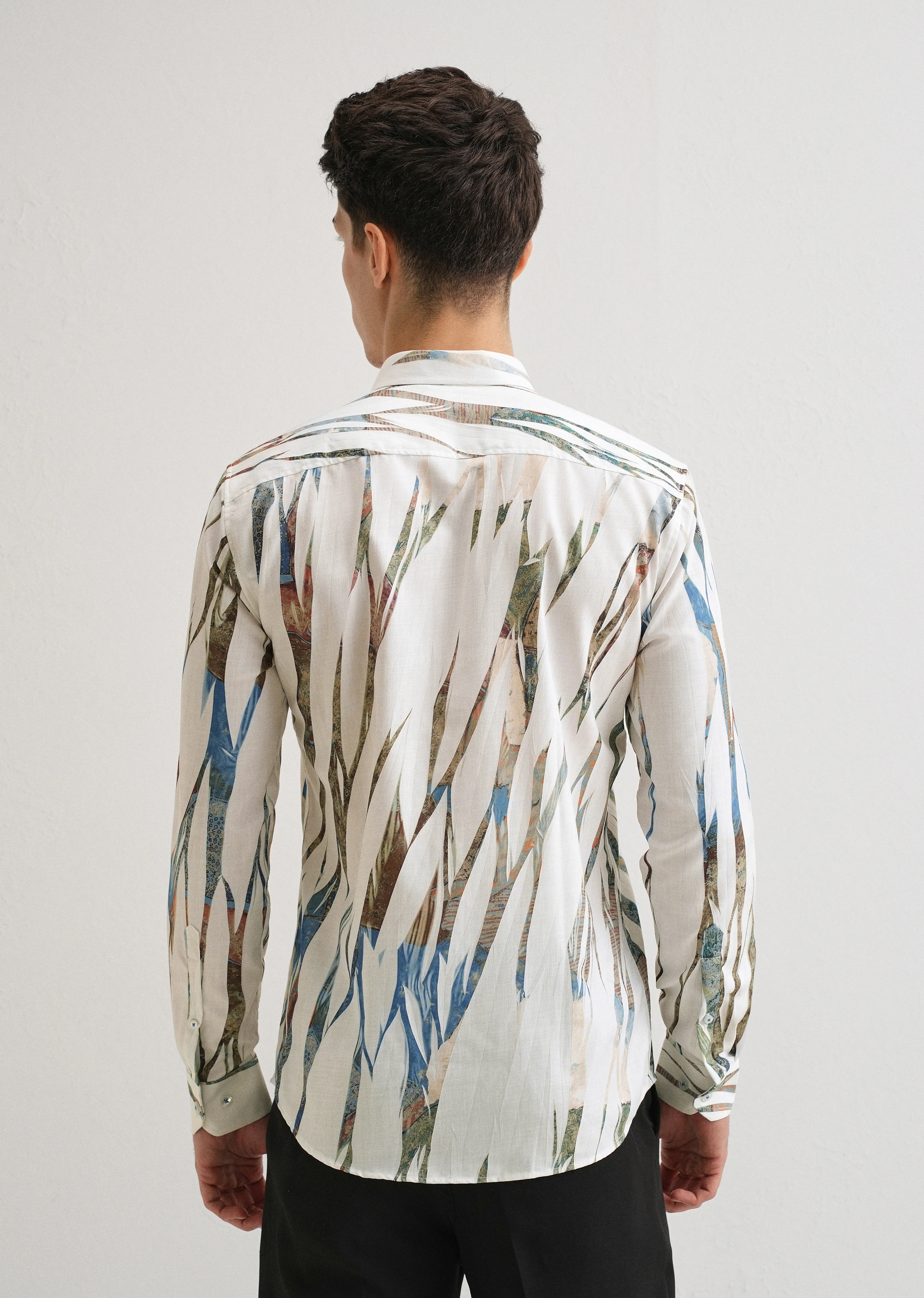 Abstract Brushstroke Shirt - Image 2