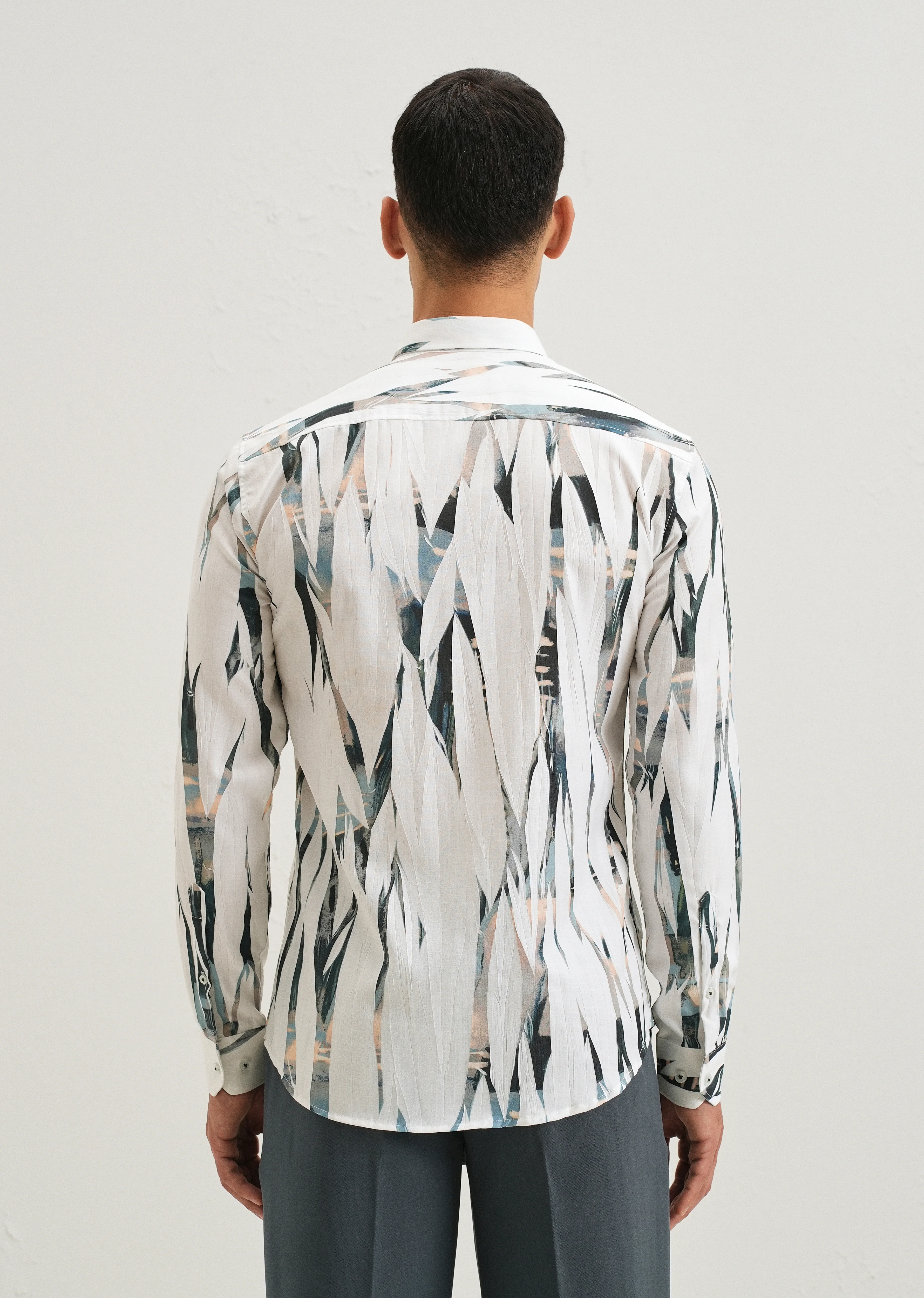 Abstract Green Shirt - Image 2