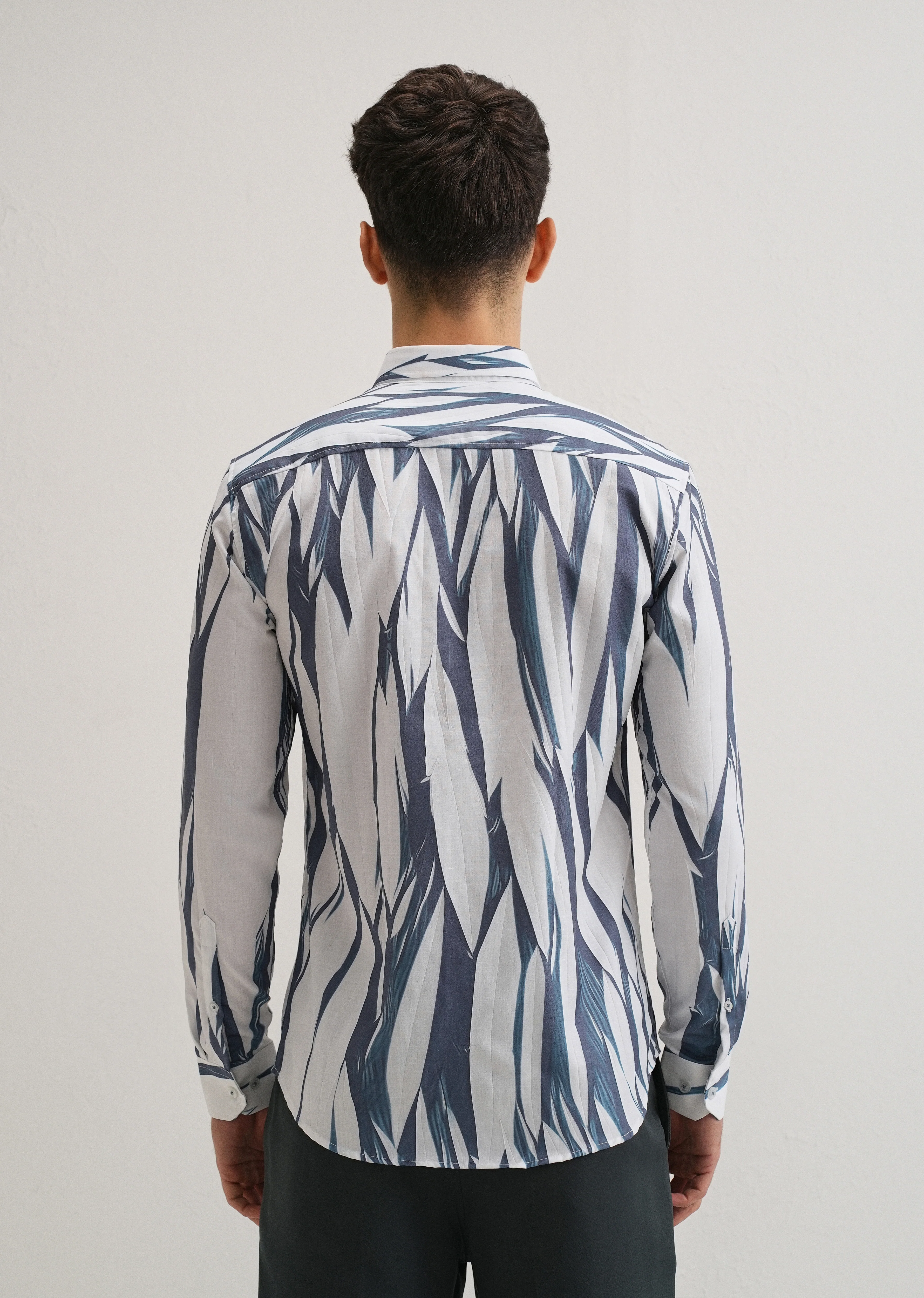 Abstract Grey Shirt - Image 2