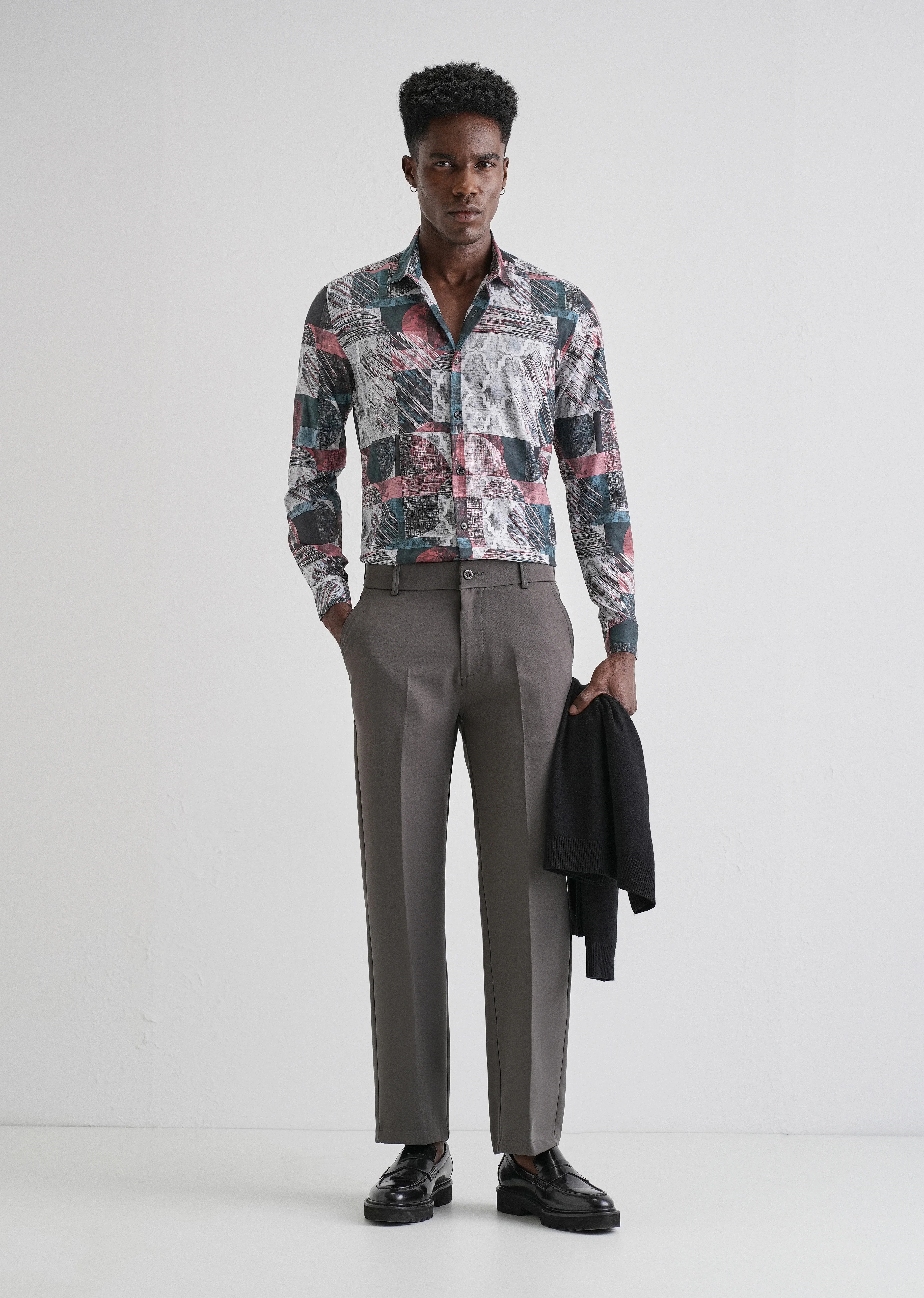 Abstract Print Full-Sleeves Shirt - Image 6