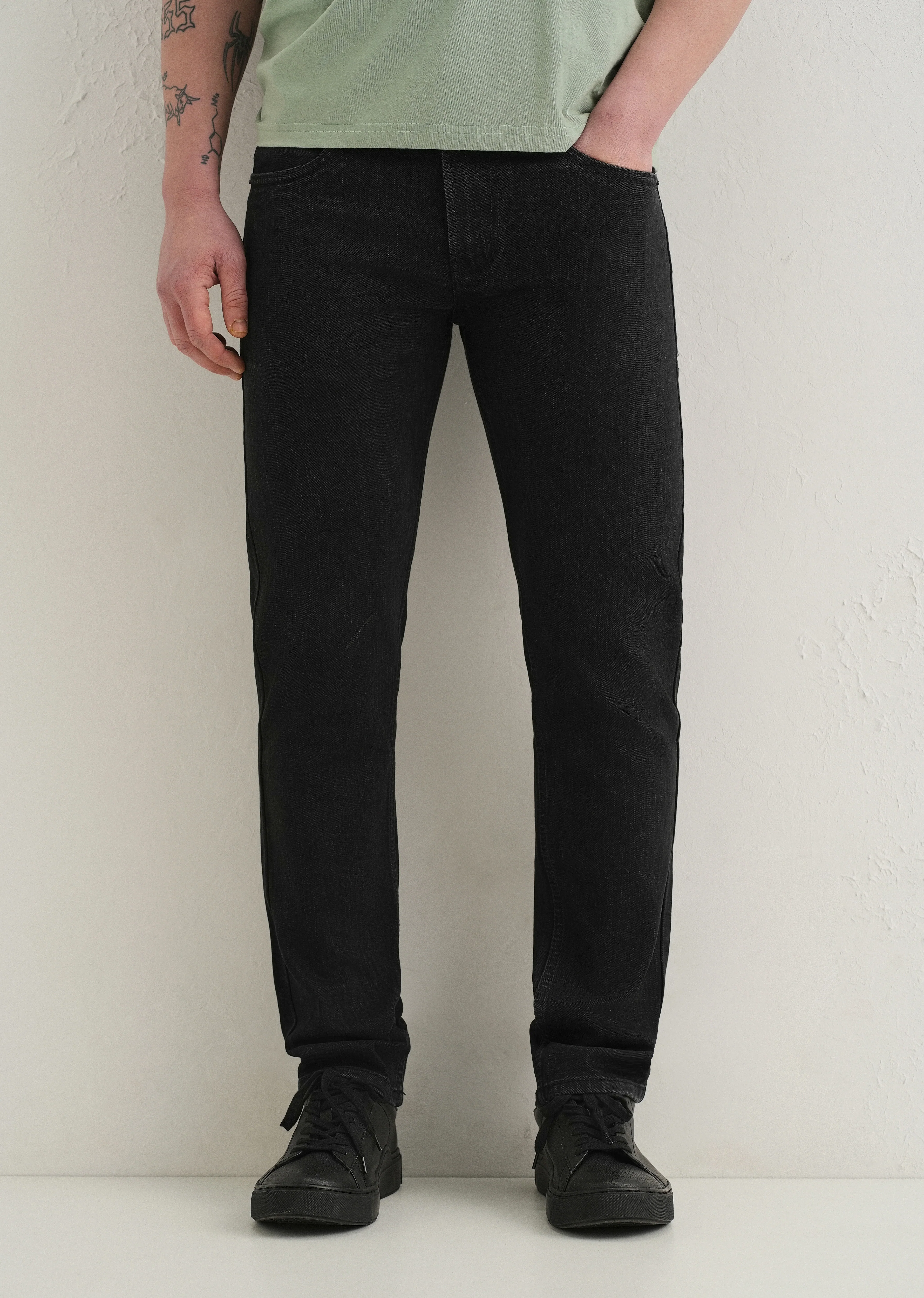 Abyss Black Slim Fit Jeans - Image 7