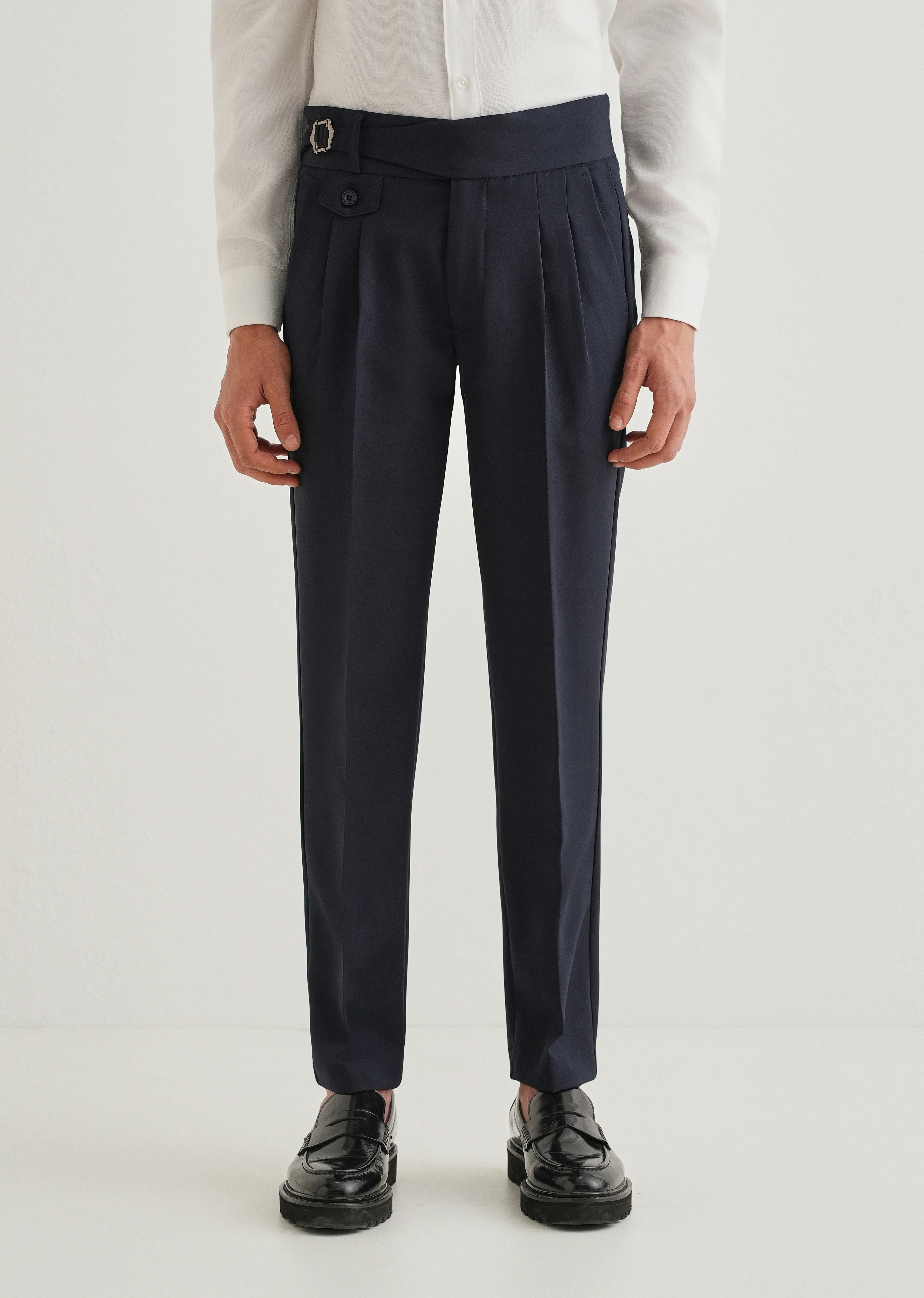 Abyss Blue Gurkha Pant - Image 3