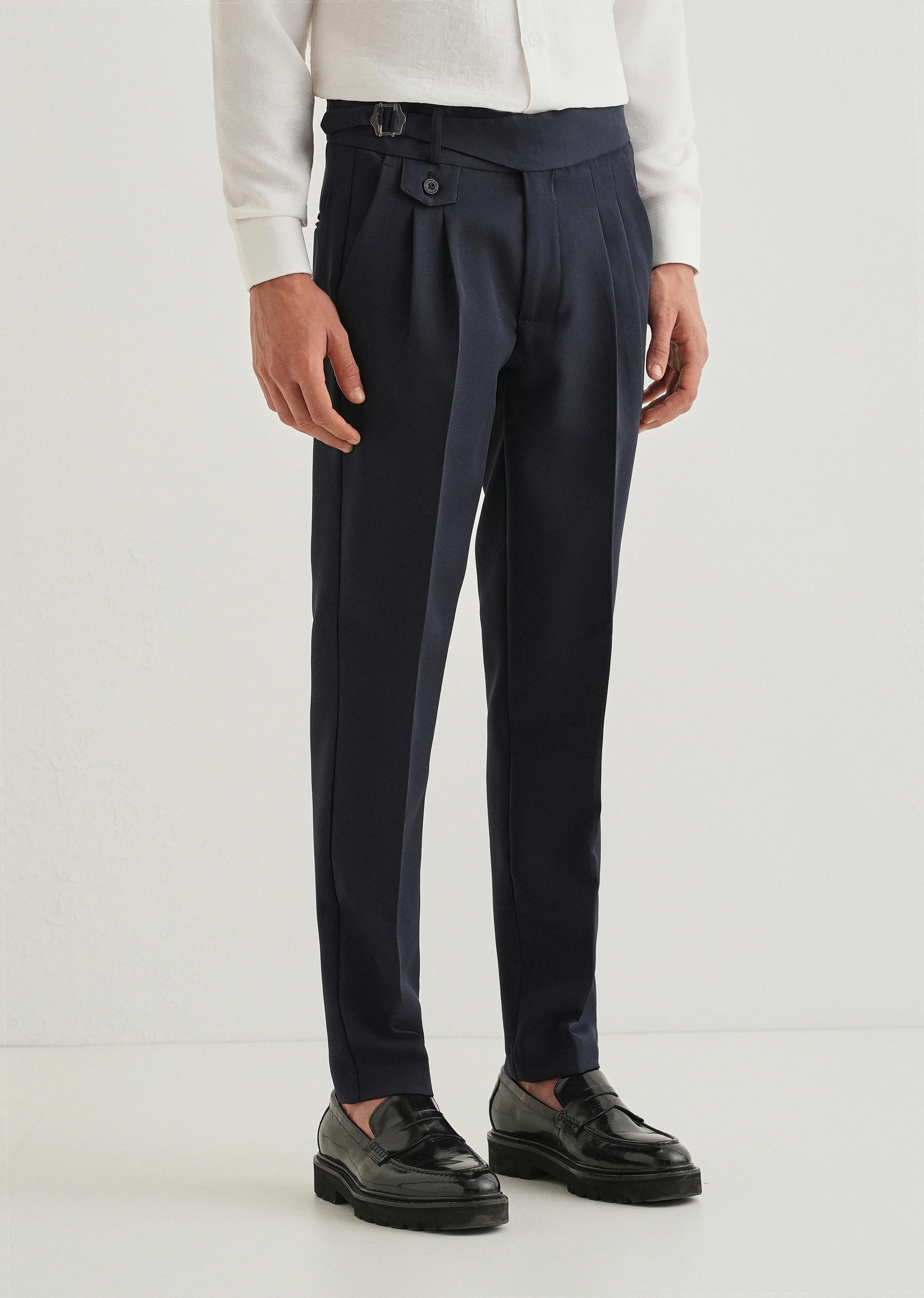 Abyss Blue Gurkha Pant - Image 4