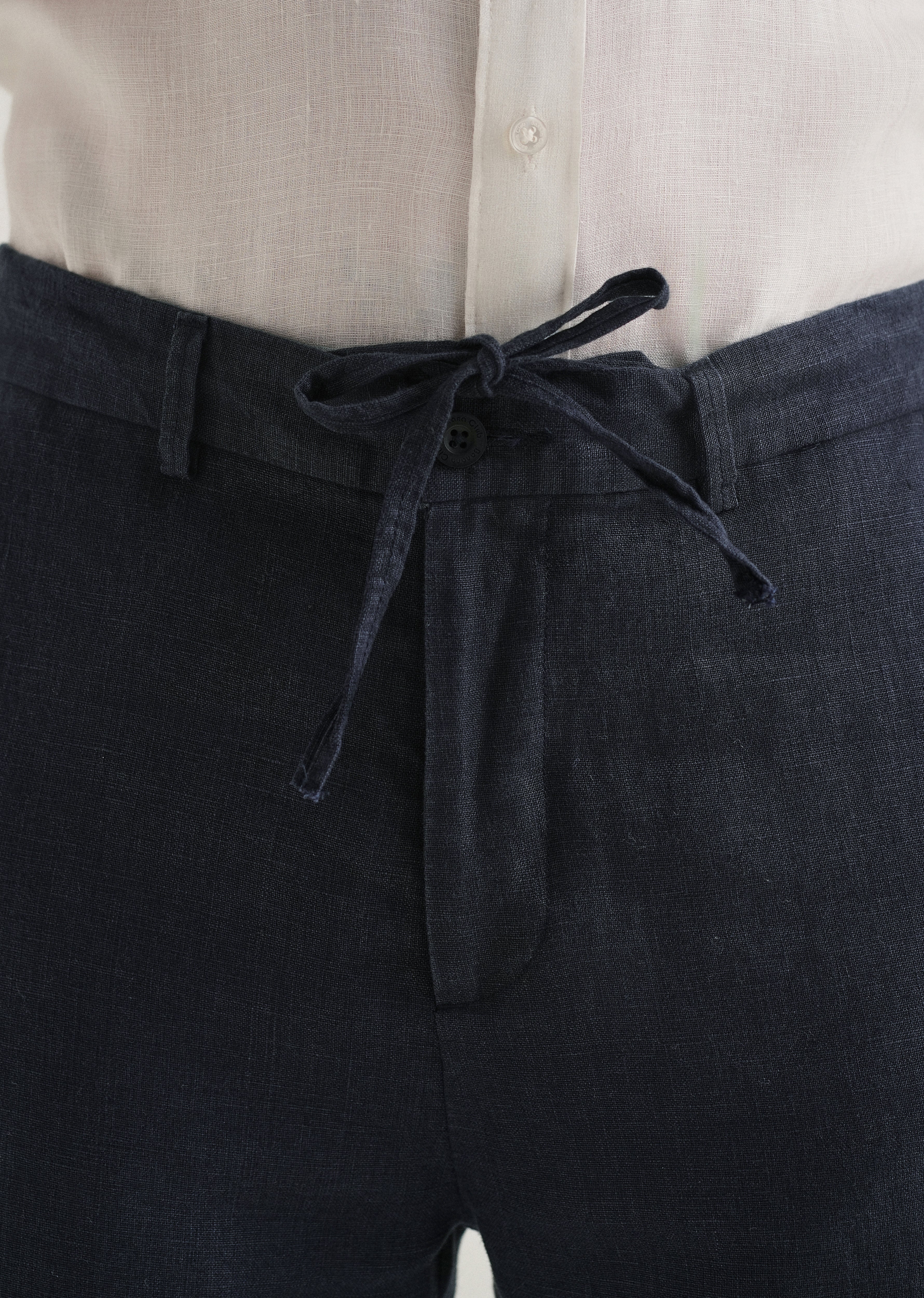 Admiral Blue Linen Pant - Image 5