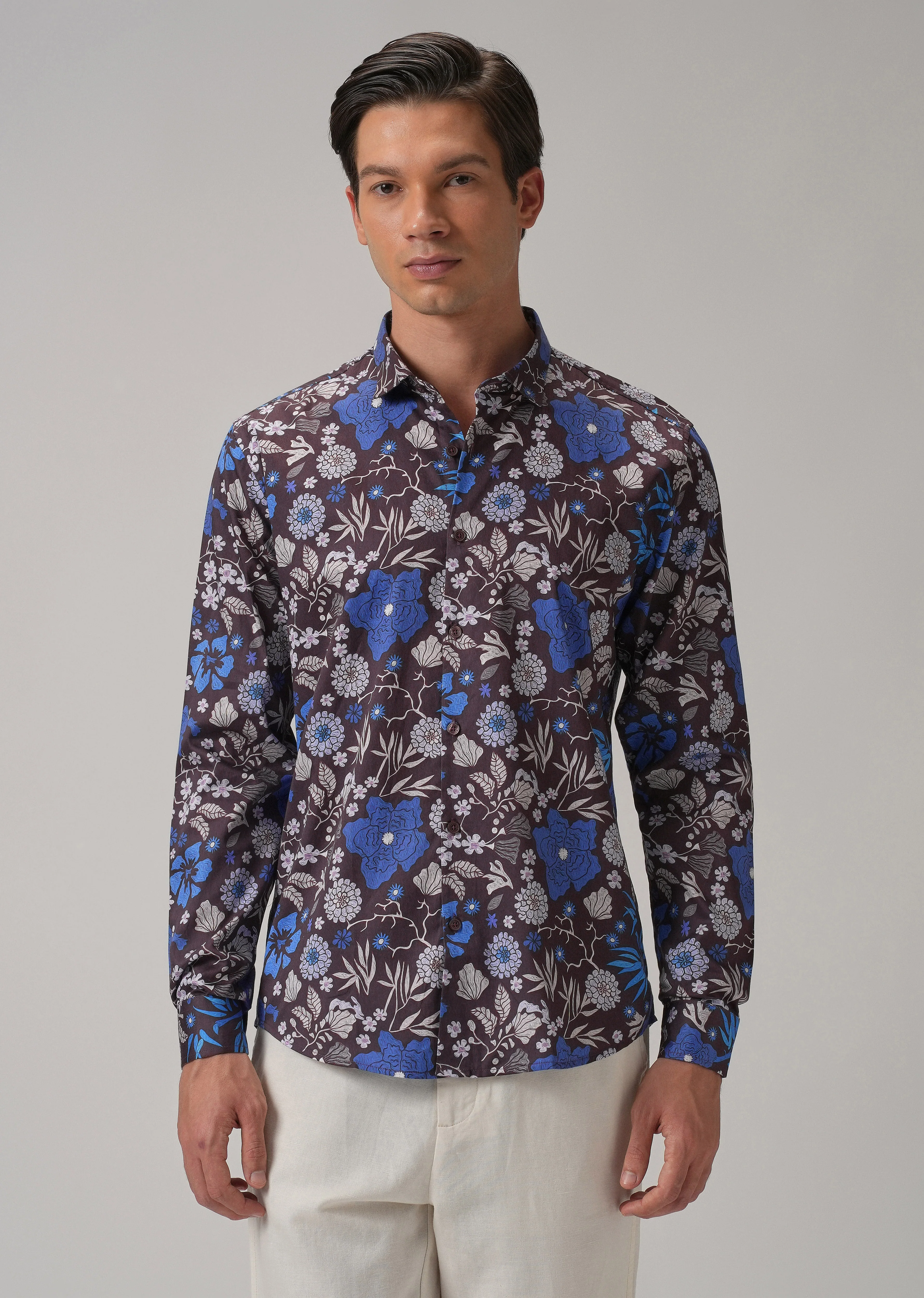 All Over Floral Printed Full Sleeve Shirt - Image 3
