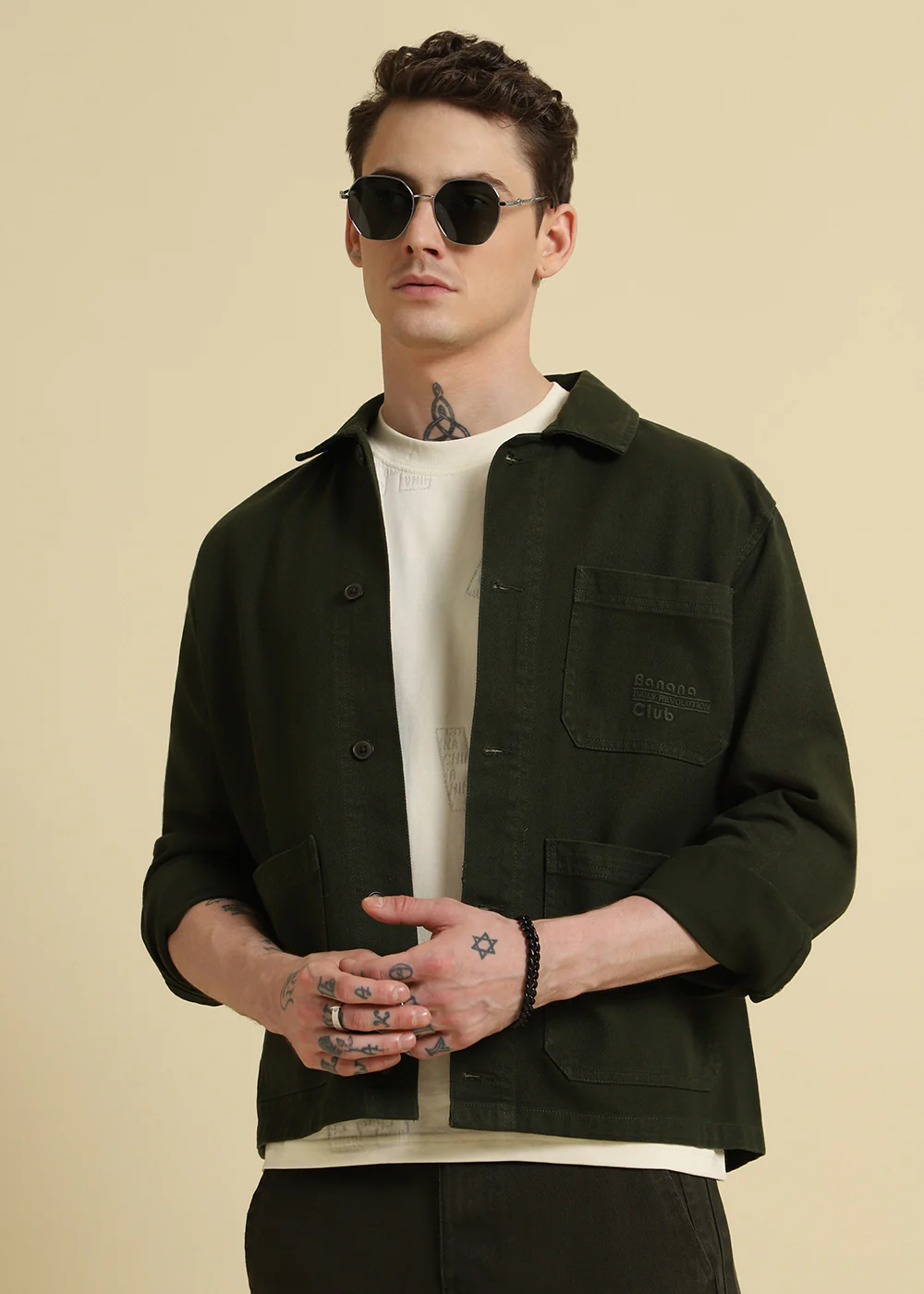 Alpha Cream Oversized T-shirt - Image 7