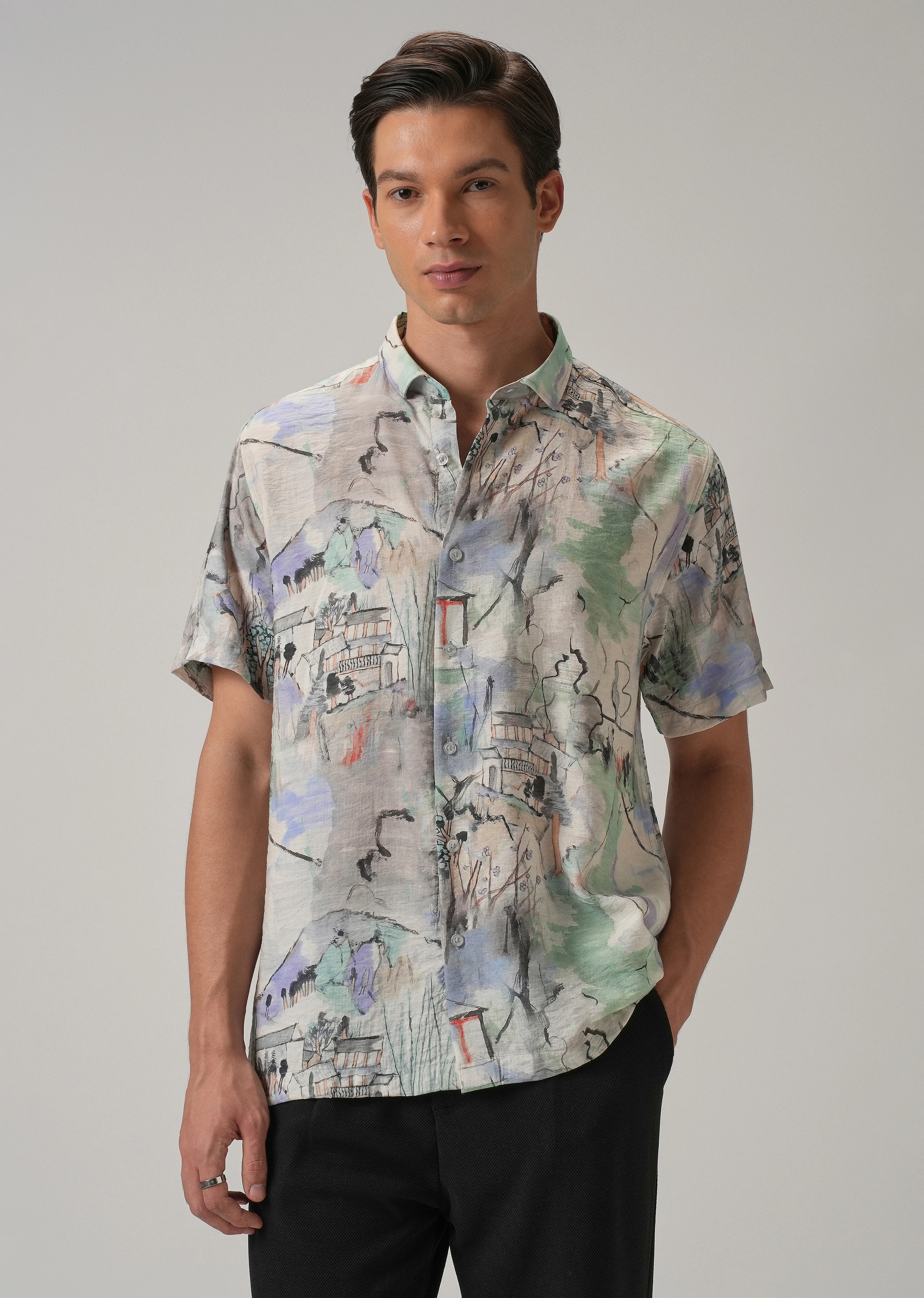 Alpine Aura Printed Shirt - Image 3