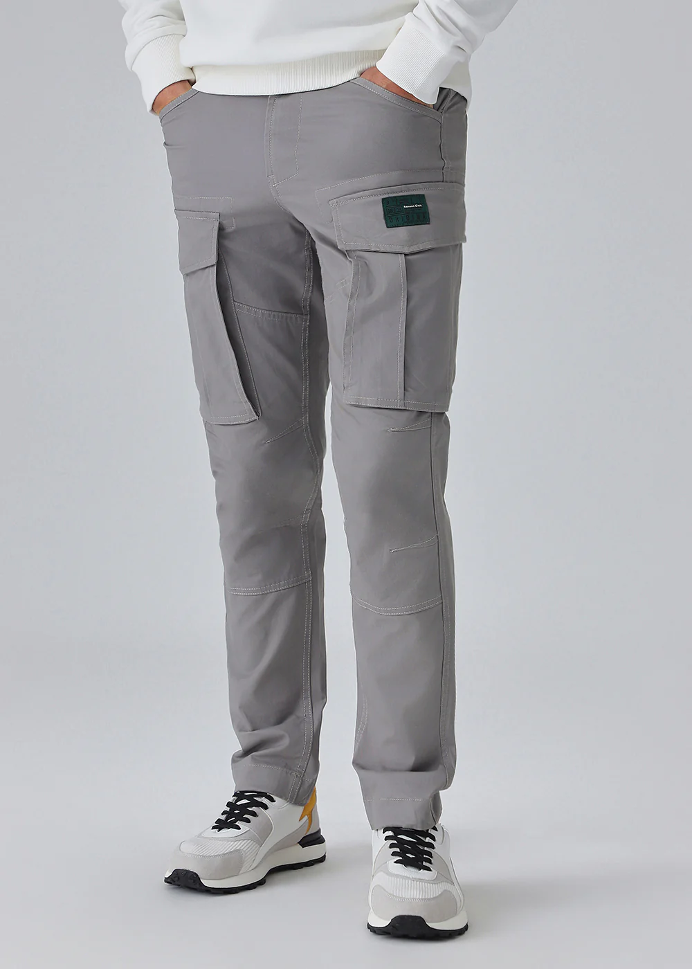 Aqua Gray Cargo Pant - Image 7