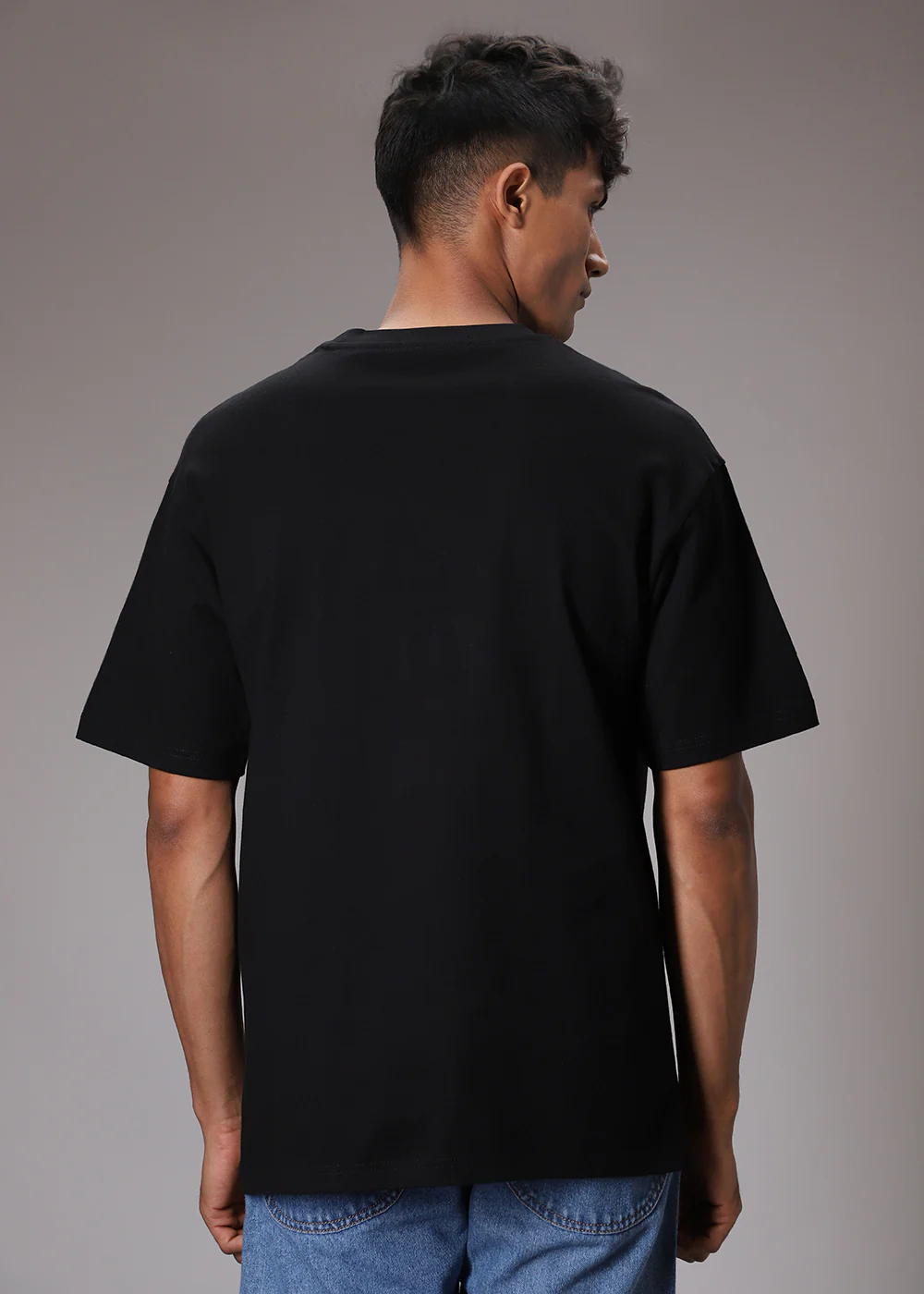 Artistic Array Black Oversized T-shirt - Image 4