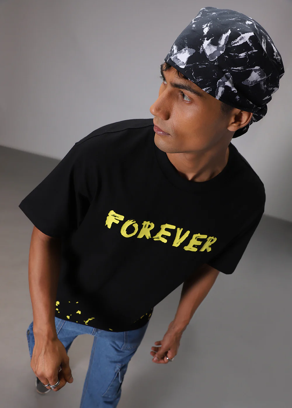 Artistic Array Black Oversized T-shirt - Image 6
