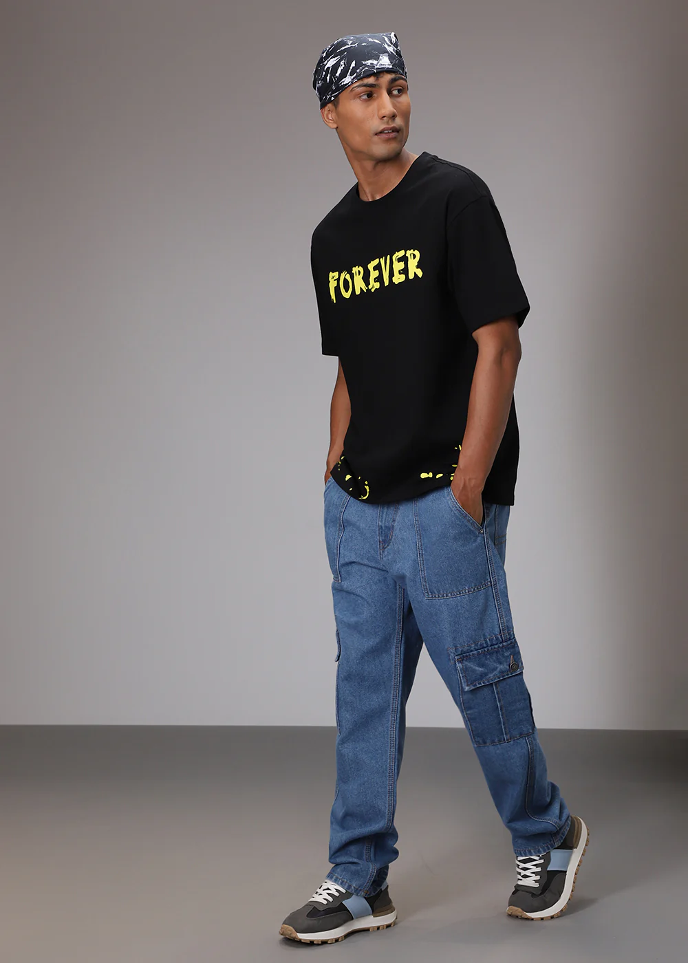 Artistic Array Black Oversized T-shirt - Image 7