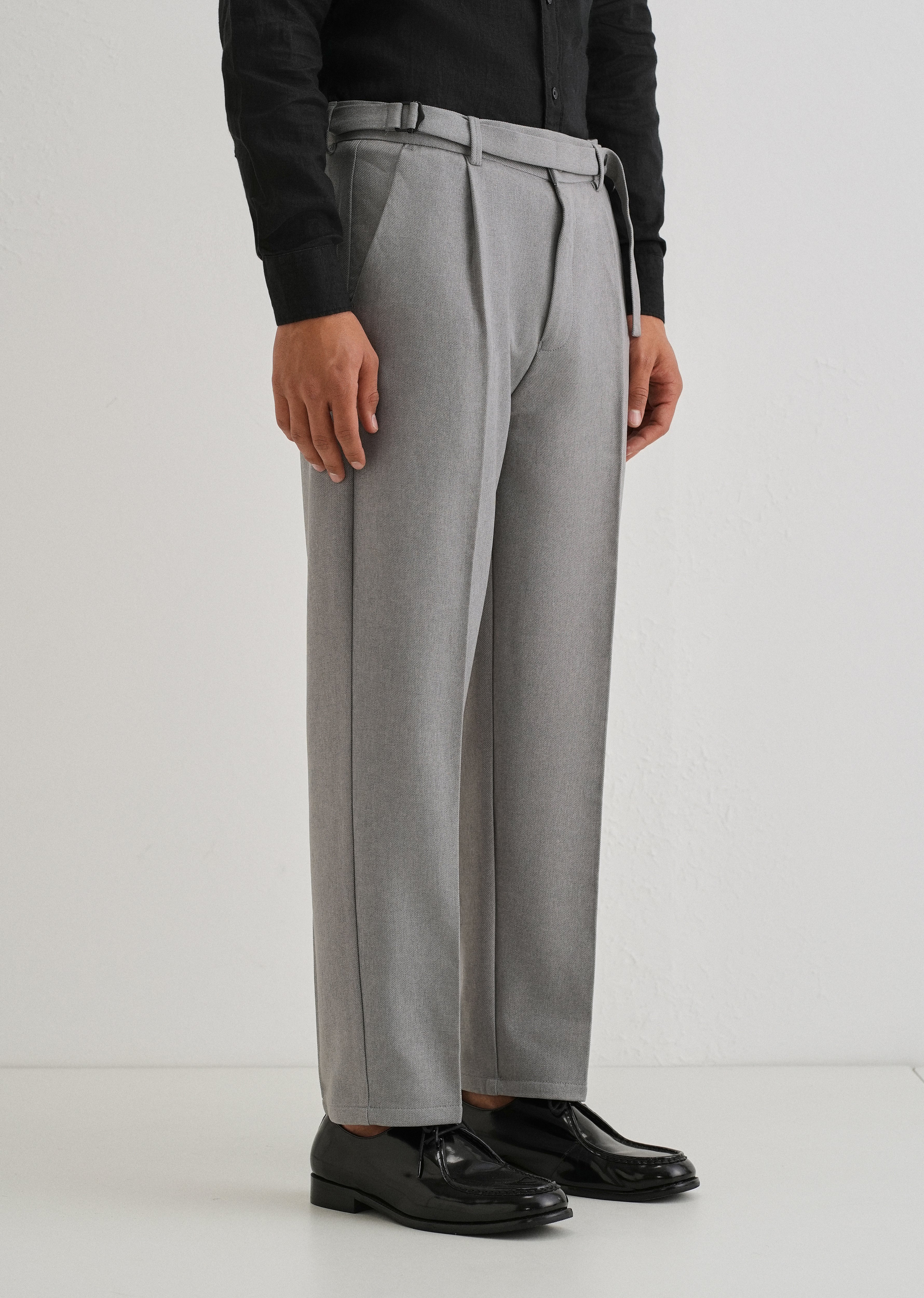 Ash Grey Gurkha Pant - Image 4