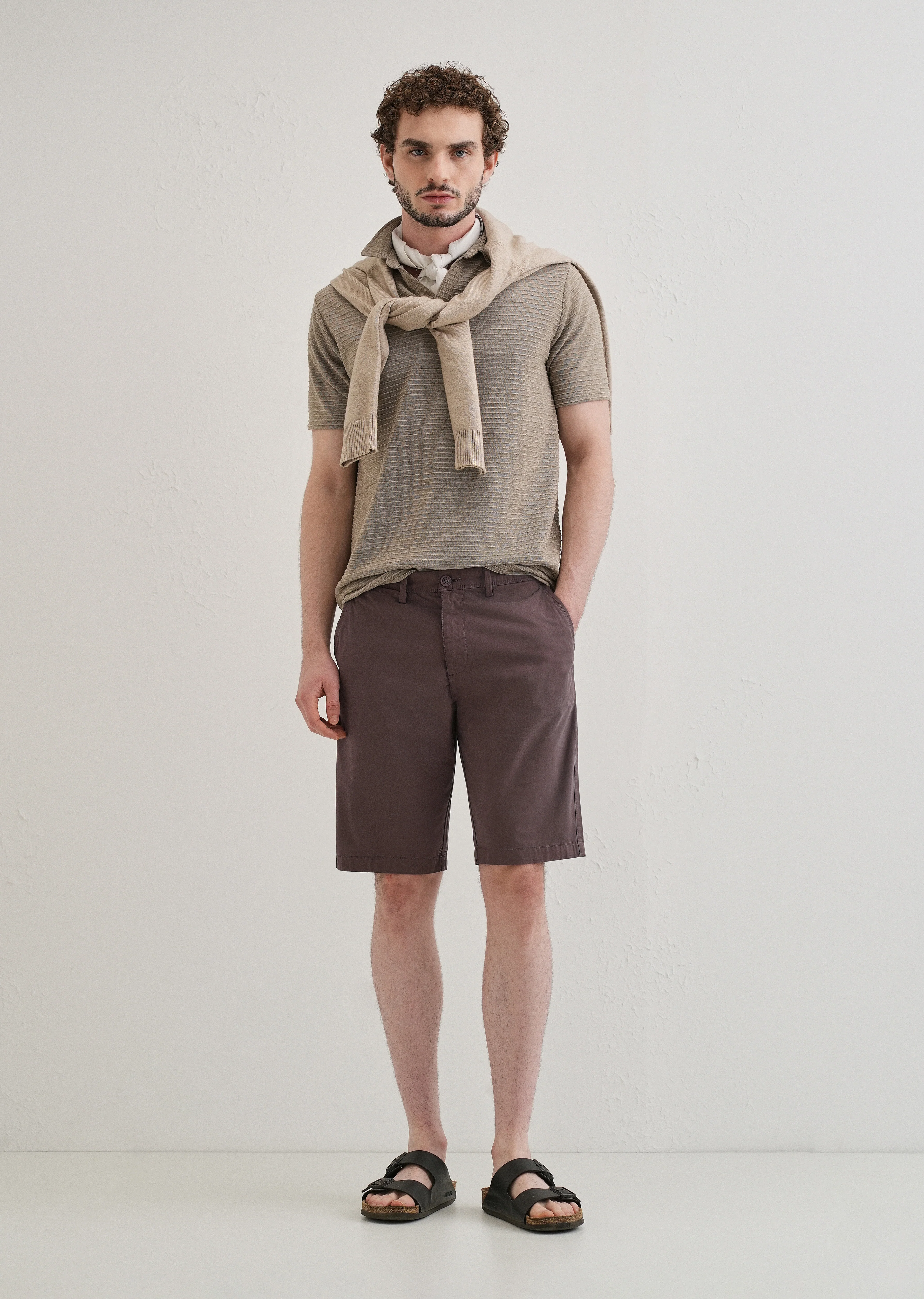 Auburn Brown Shorts - Image 6