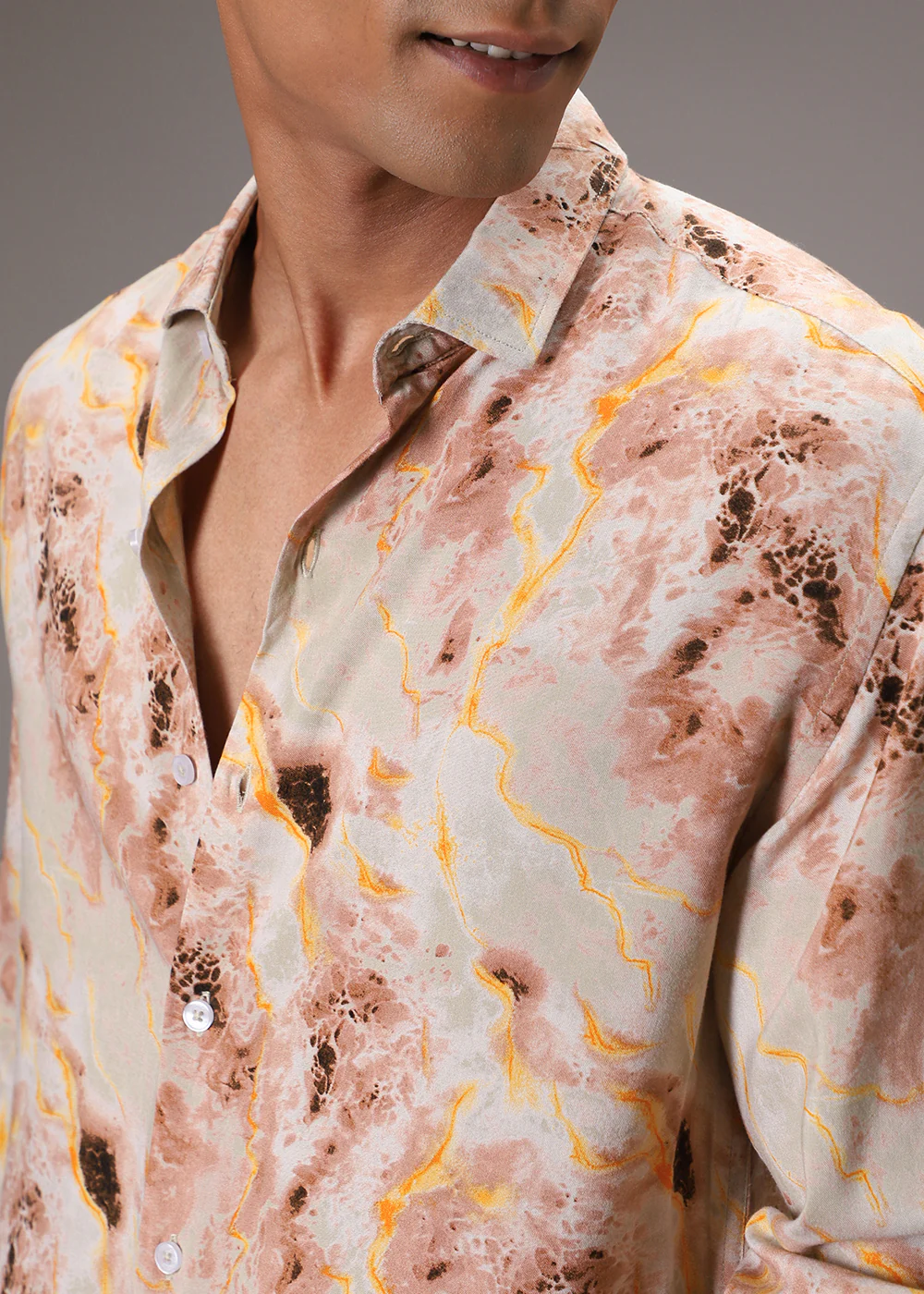 Aurora Abstract Feather Shirt - Image 2