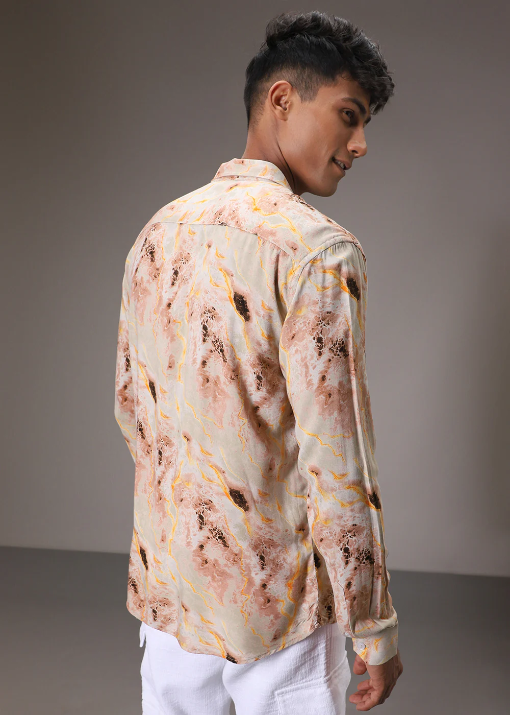 Aurora Abstract Feather Shirt - Image 4