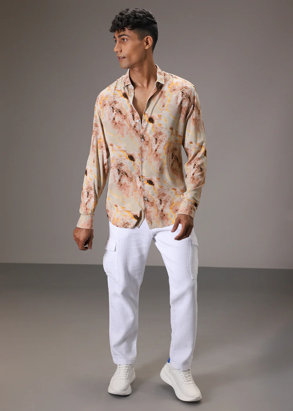 Aurora Abstract Feather Shirt - Image 5