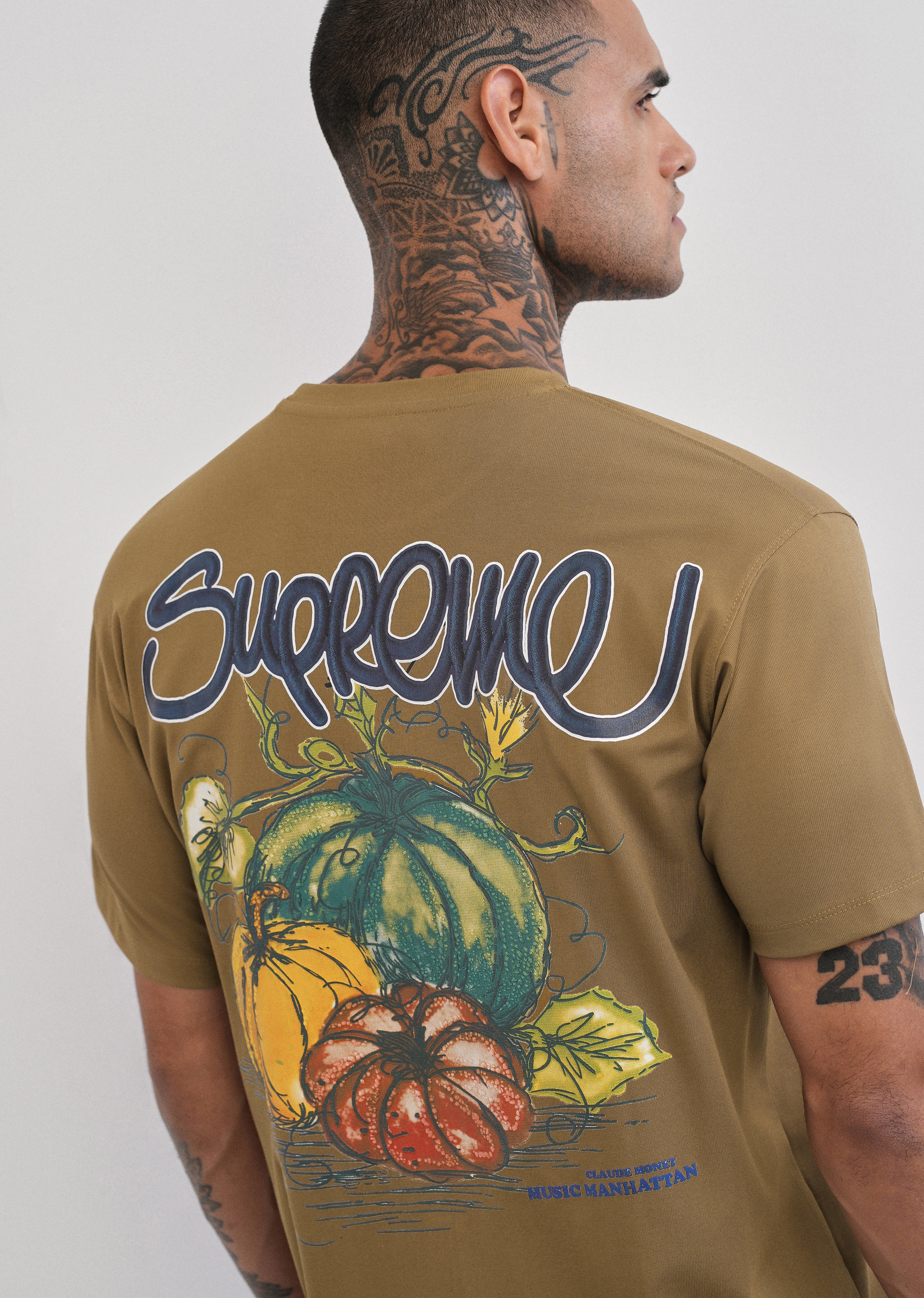 Autumn Khaki Brown T-shirt - Image 6