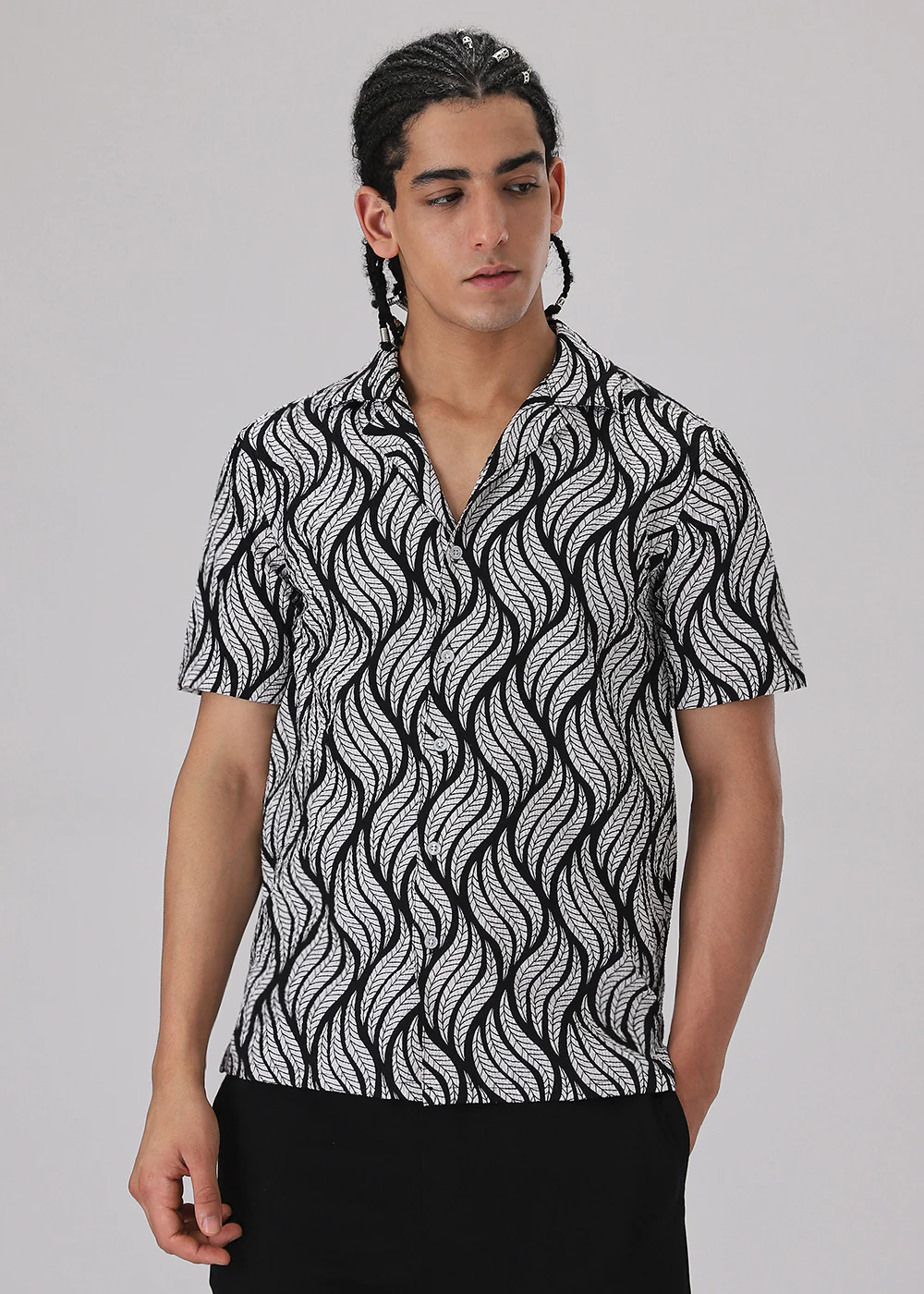 Autumn Leaf White Popcorn Shirt - Image 3