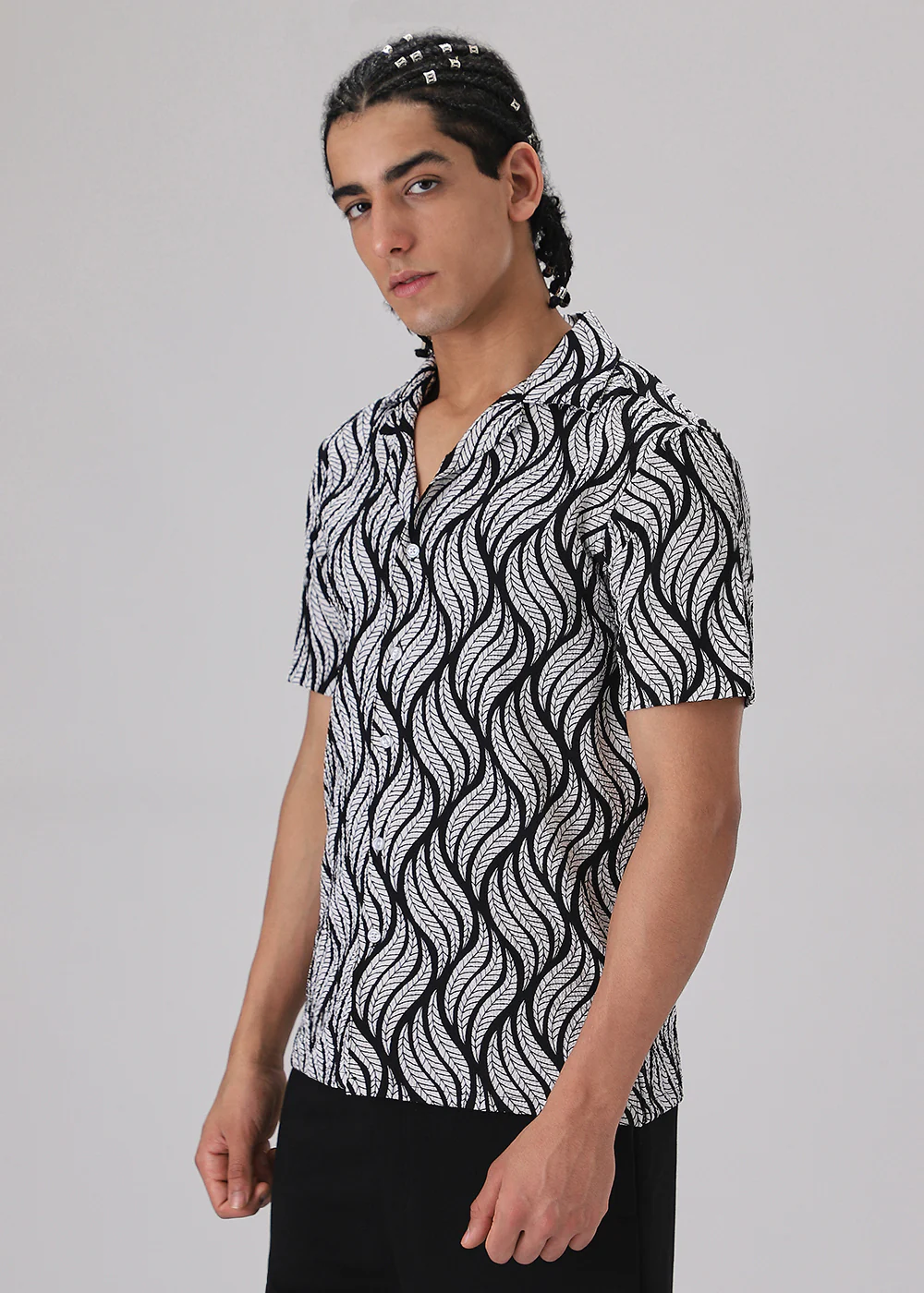Autumn Leaf White Popcorn Shirt - Image 4