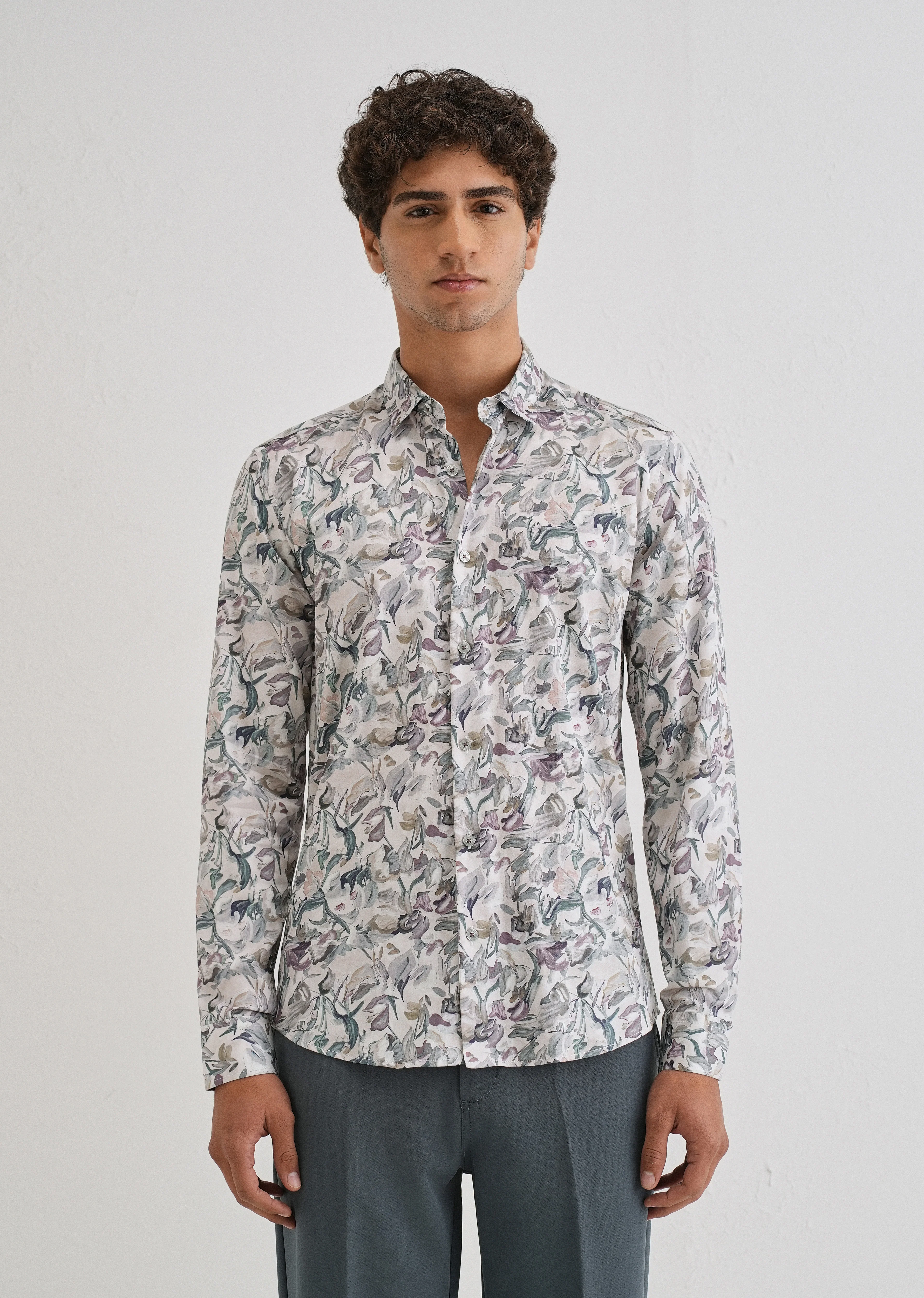 Azalea Floral Printed Shirt - Image 3