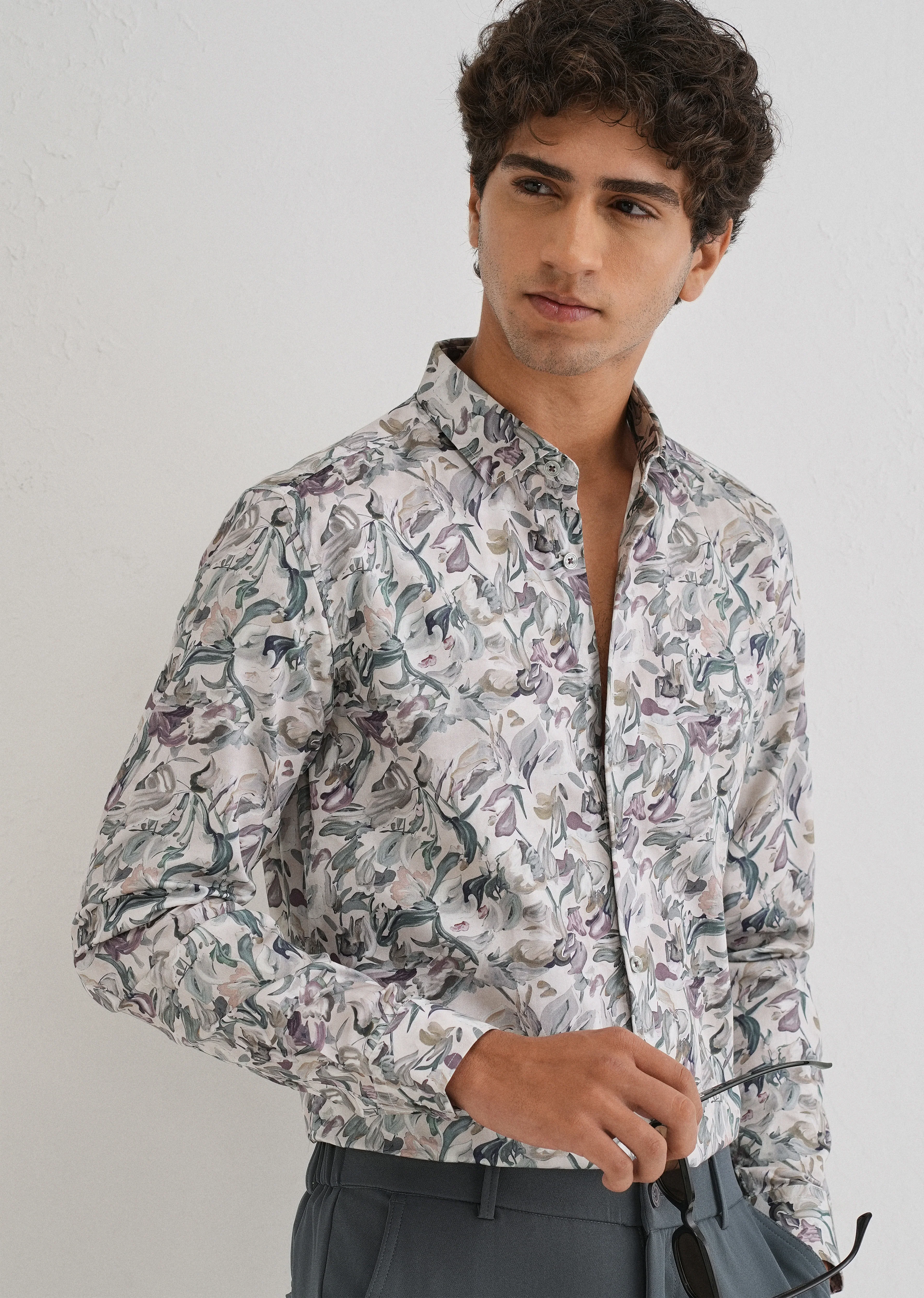 Azalea Floral Printed Shirt - Image 7