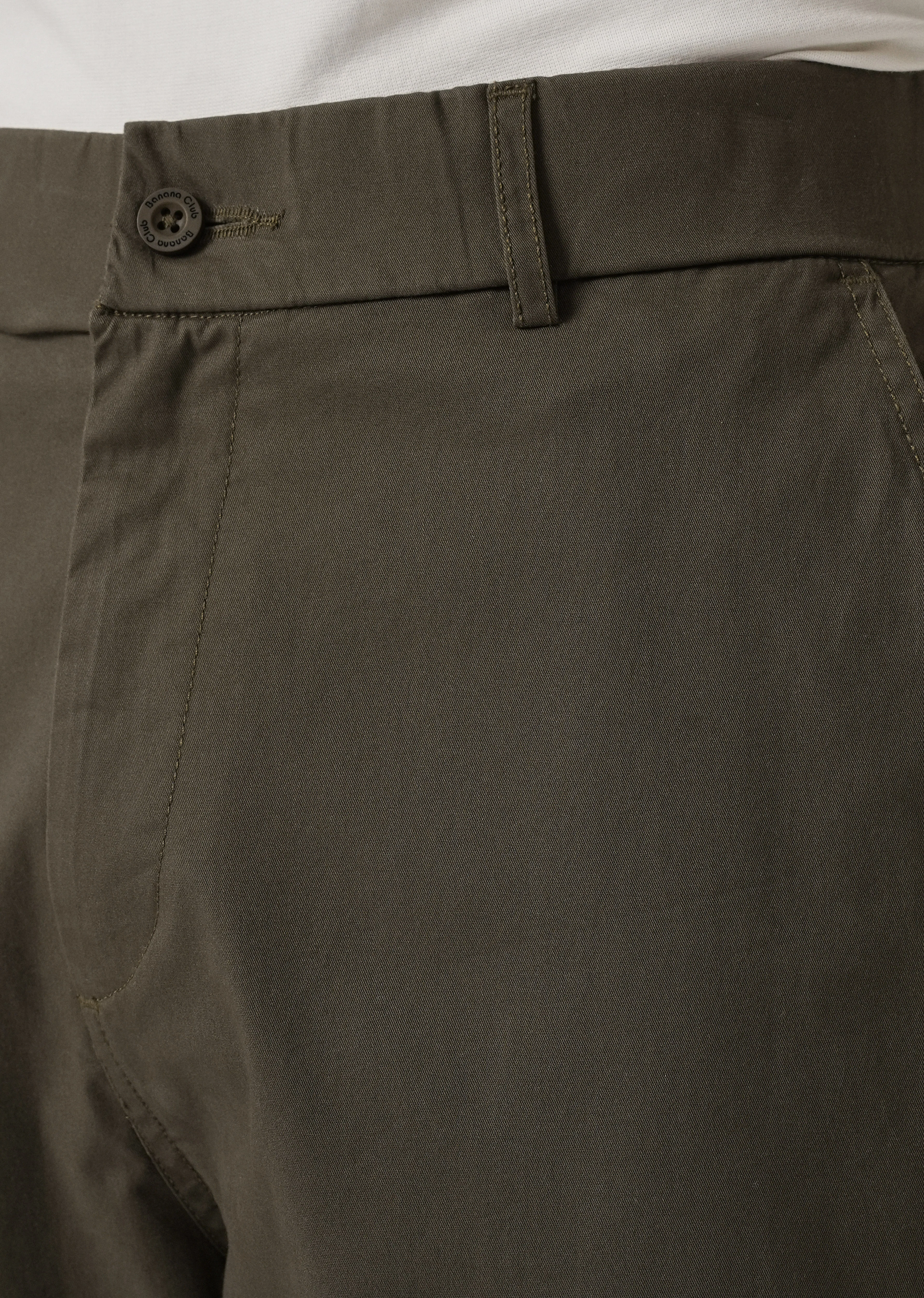 Baggy Fit Olive Green Chinos - Image 5
