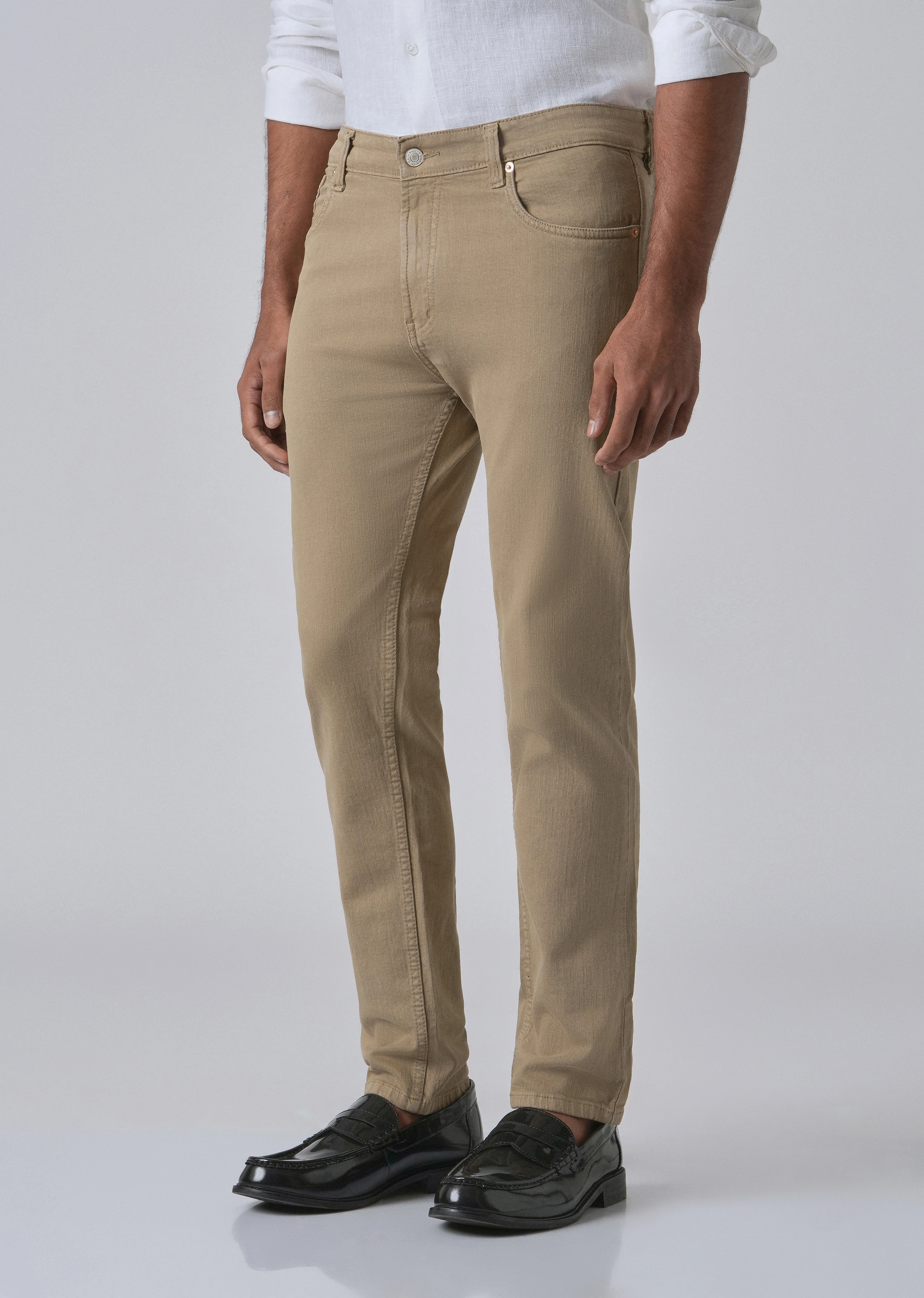 Barley Tan Ankle Slim Fit Jeans - Image 4