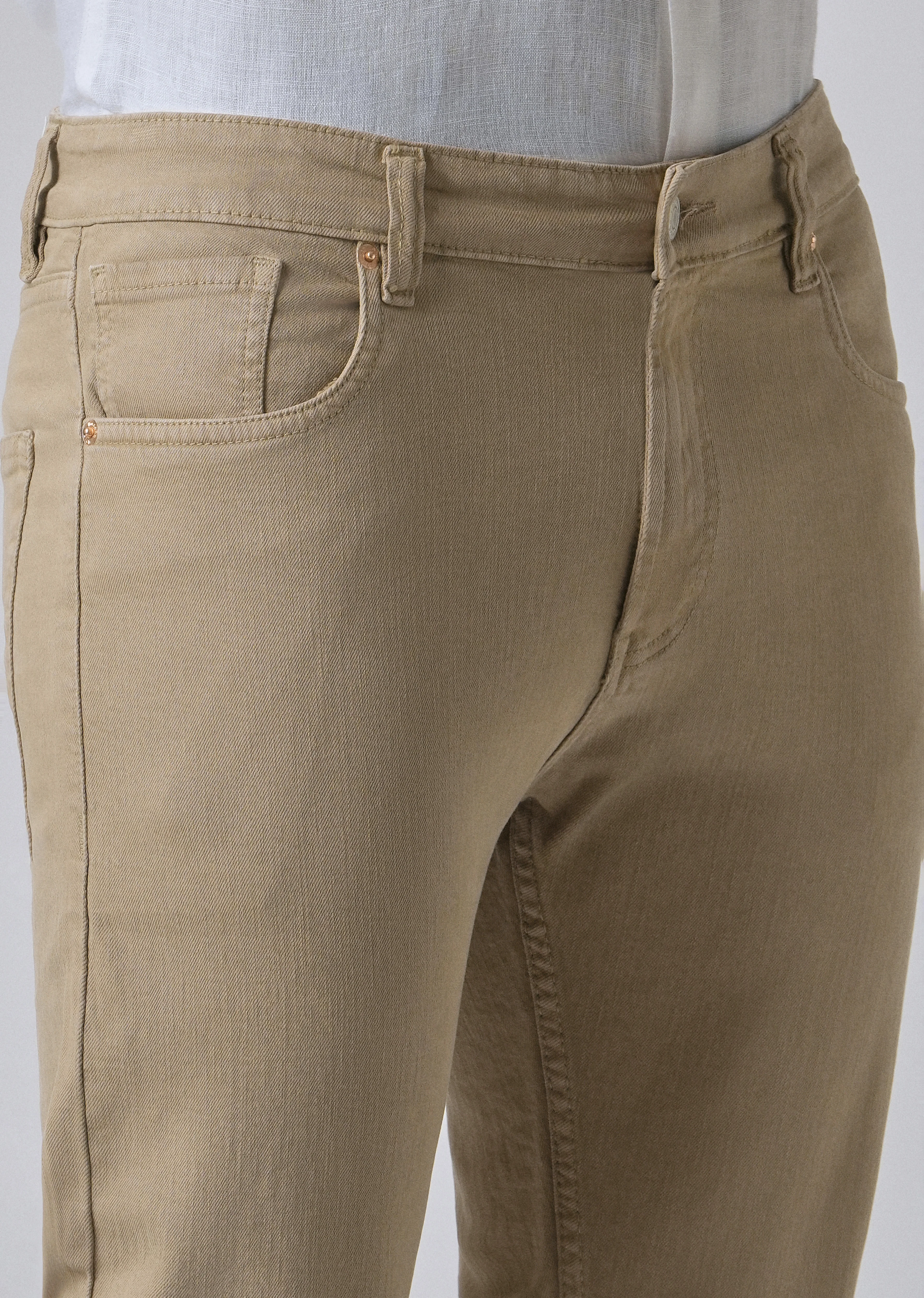 Barley Tan Ankle Slim Fit Jeans - Image 5