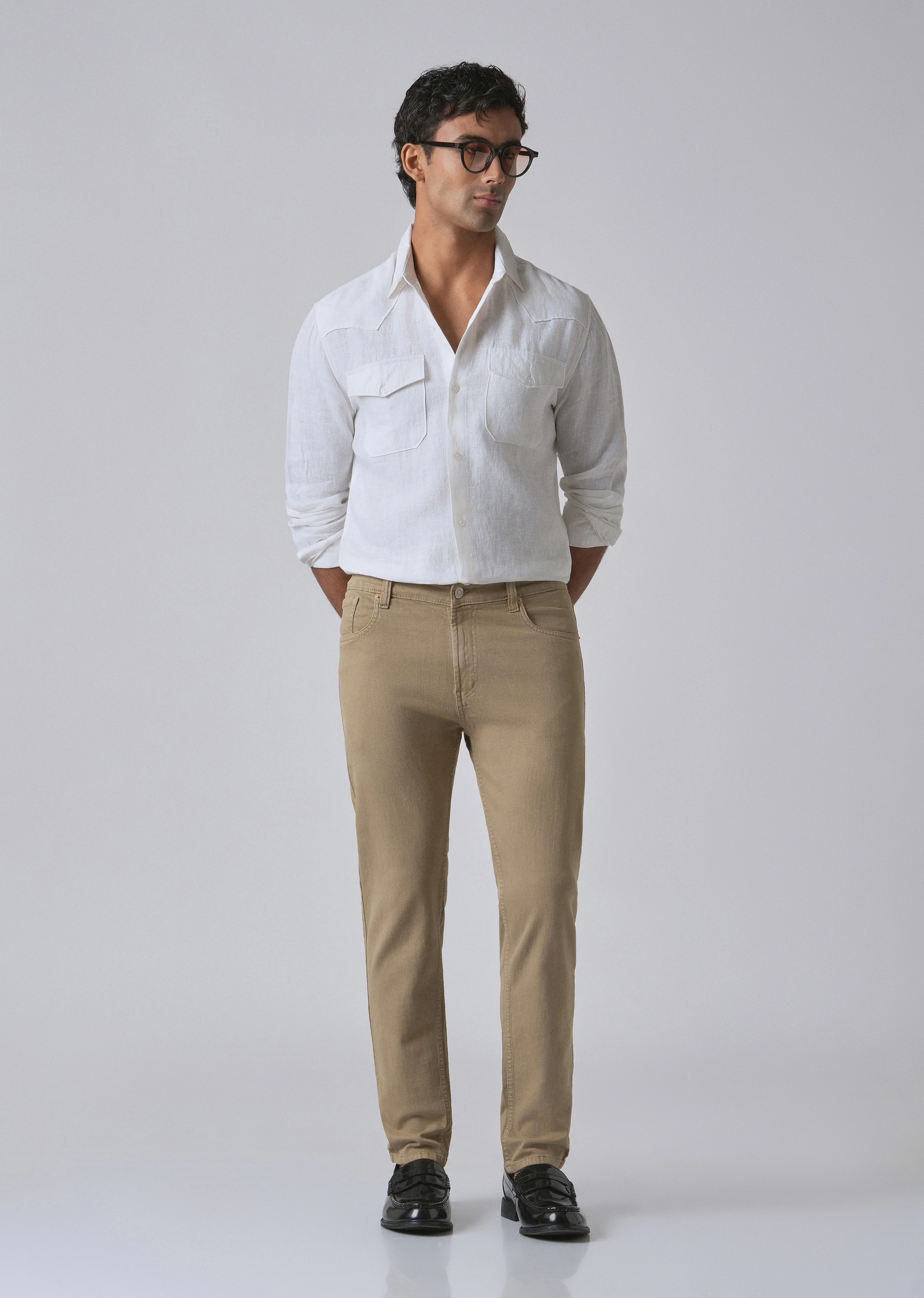 Barley Tan Ankle Slim Fit Jeans - Image 6