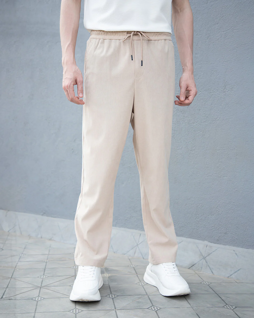 Beige Corduroy Pant - Image 3