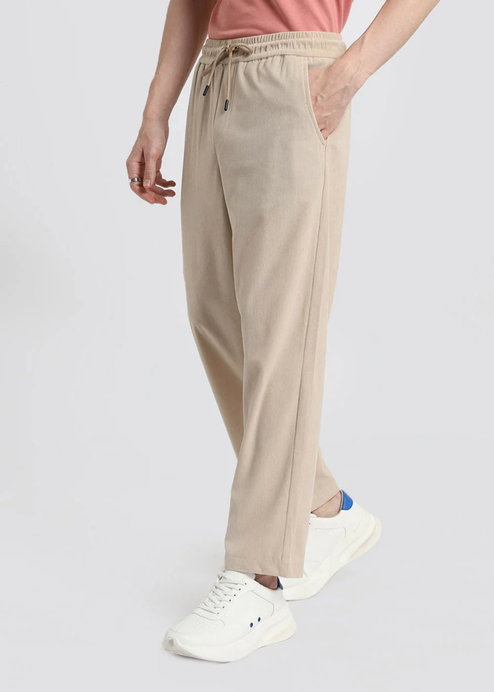 Beige Corduroy Pant - Image 9