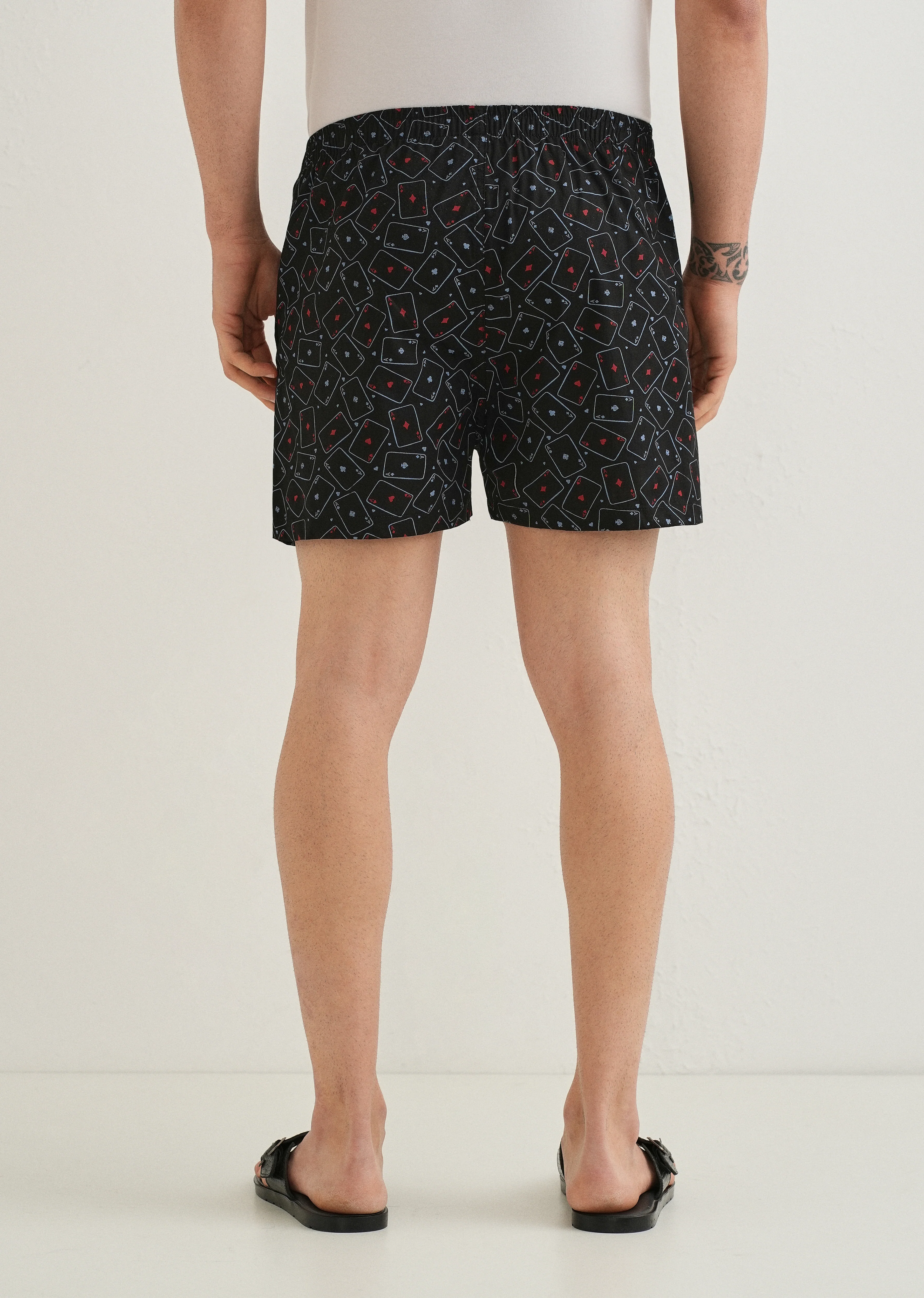 Black Ace Card Printed Boxer - Image 2