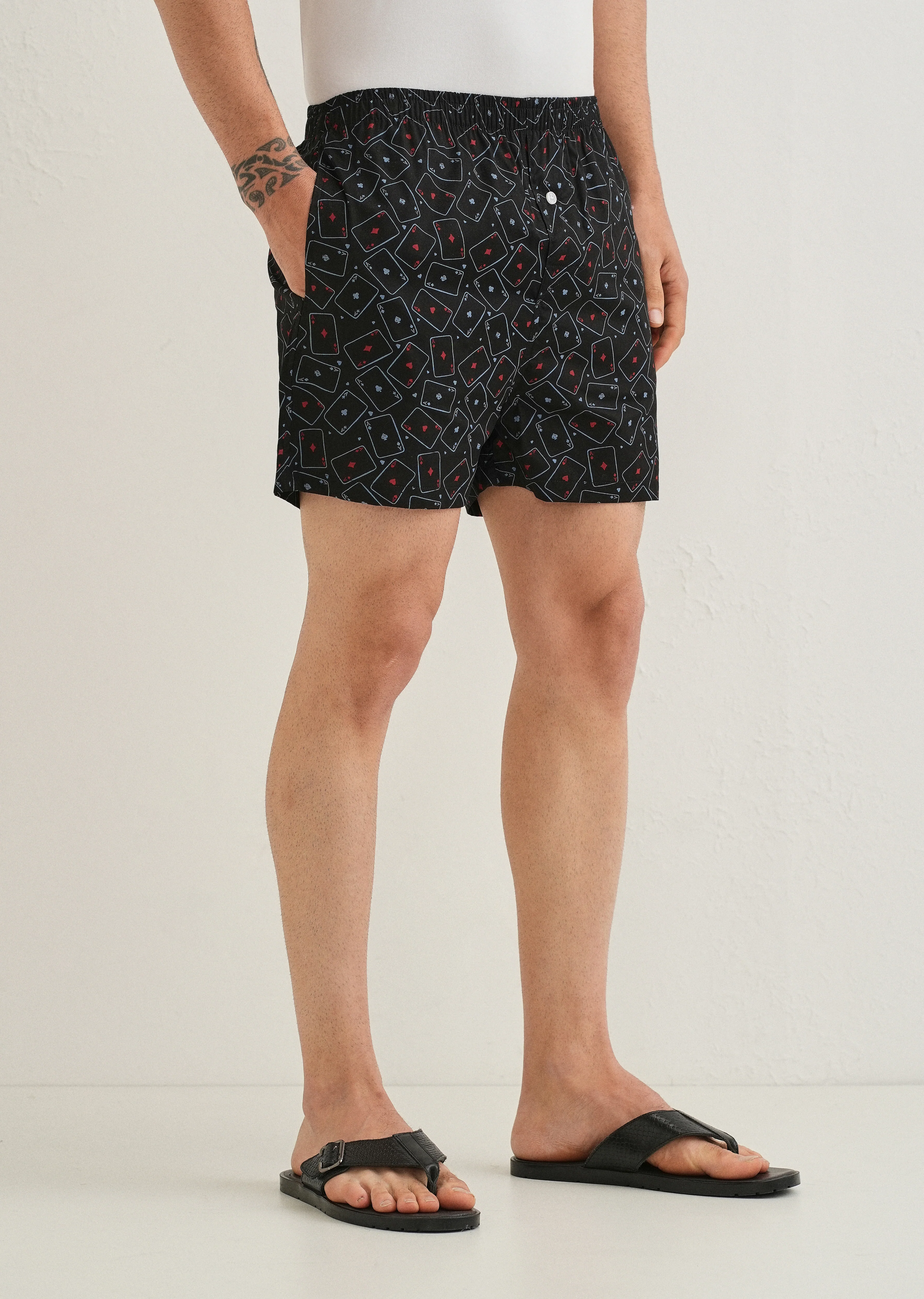 Black Ace Card Printed Boxer - Image 5
