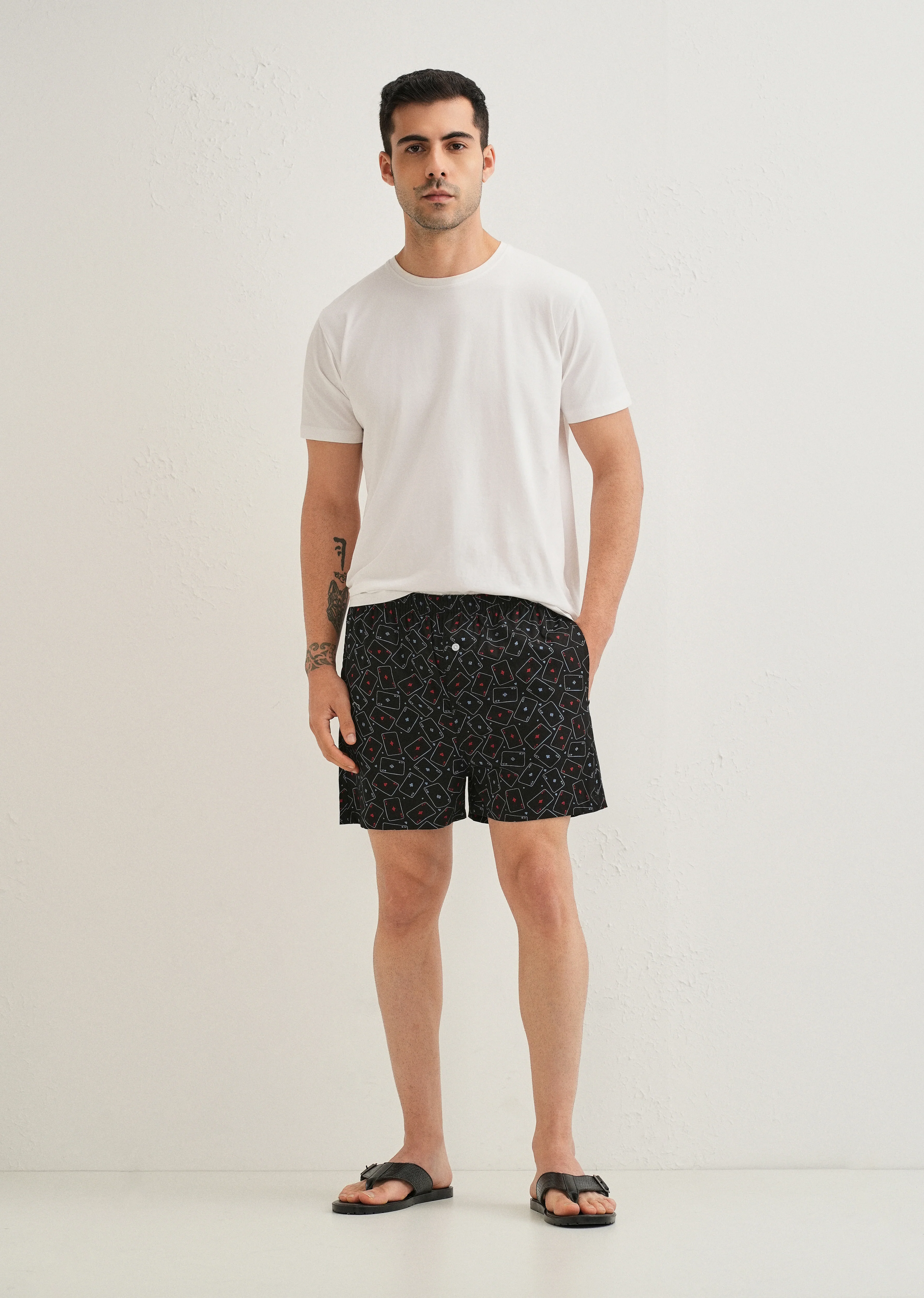 Black Ace Card Printed Boxer - Image 6