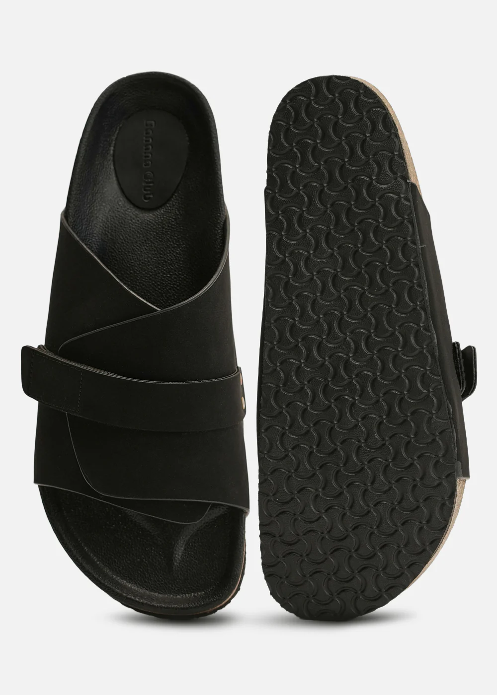 Black Classic Cross-Over Sandals - Image 4