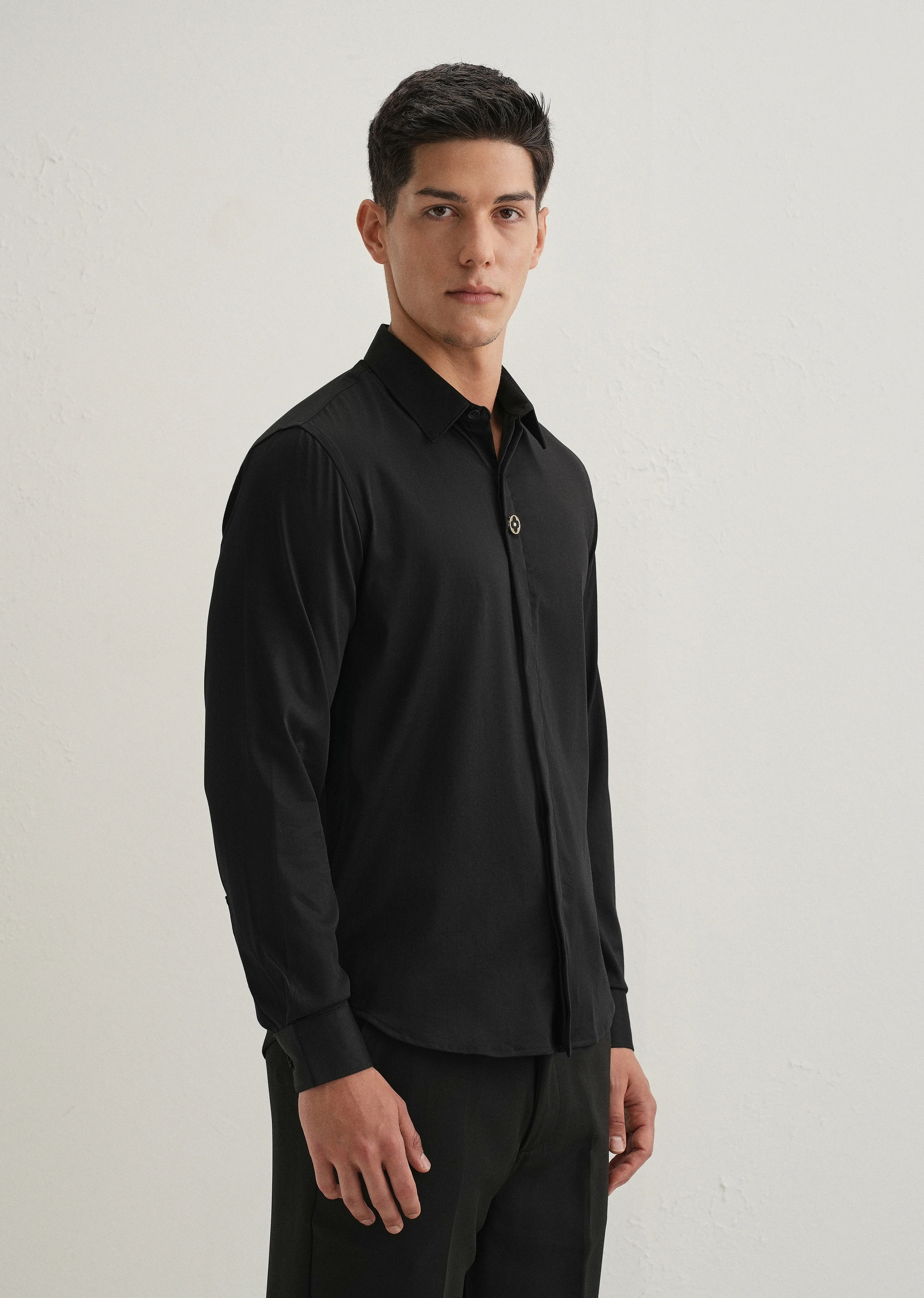 Black Clover Button Designer Shirt - Image 5