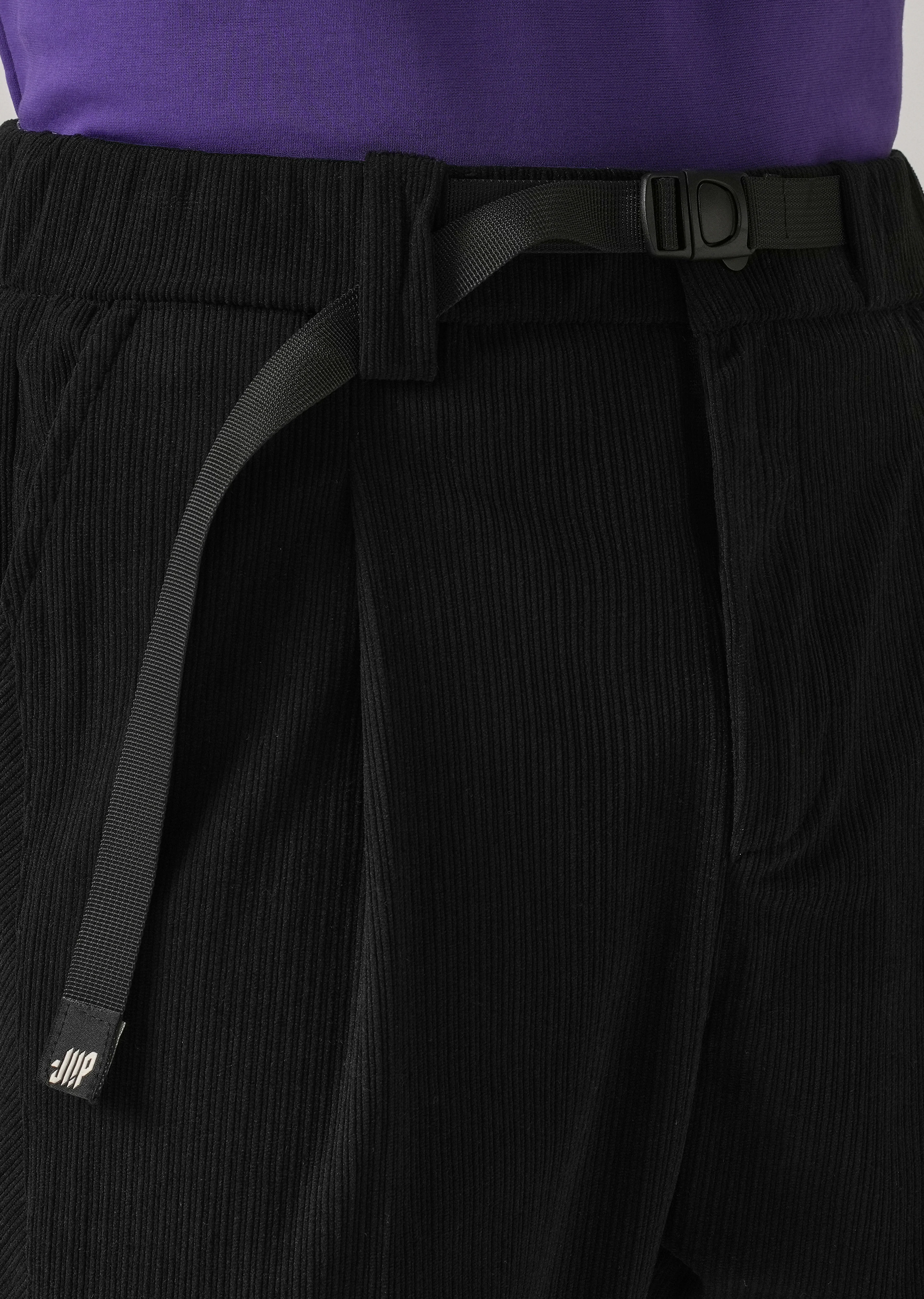 Black Corduroy Belted Pant - Image 5