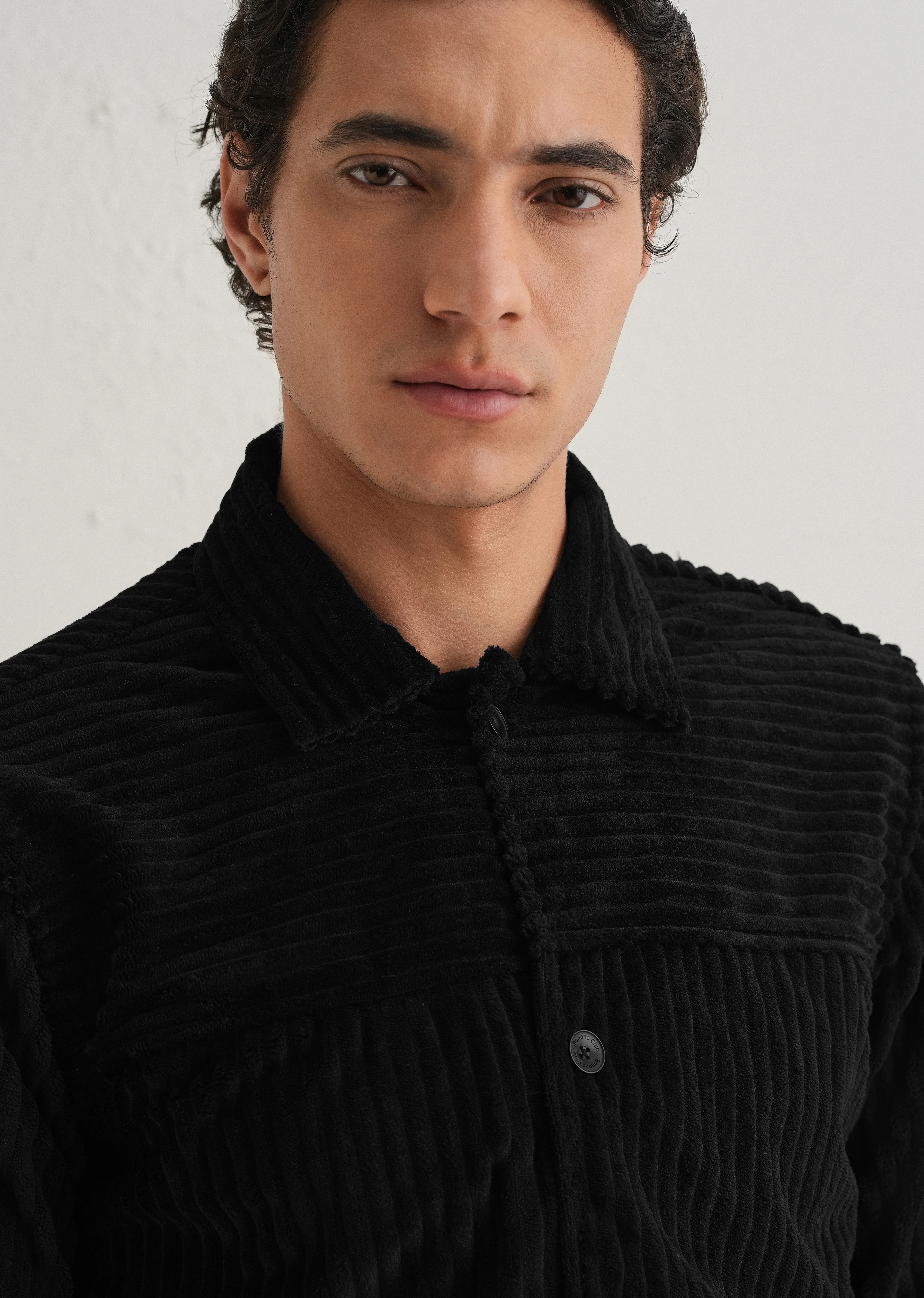 Black Corduroy Shacket - Image 2