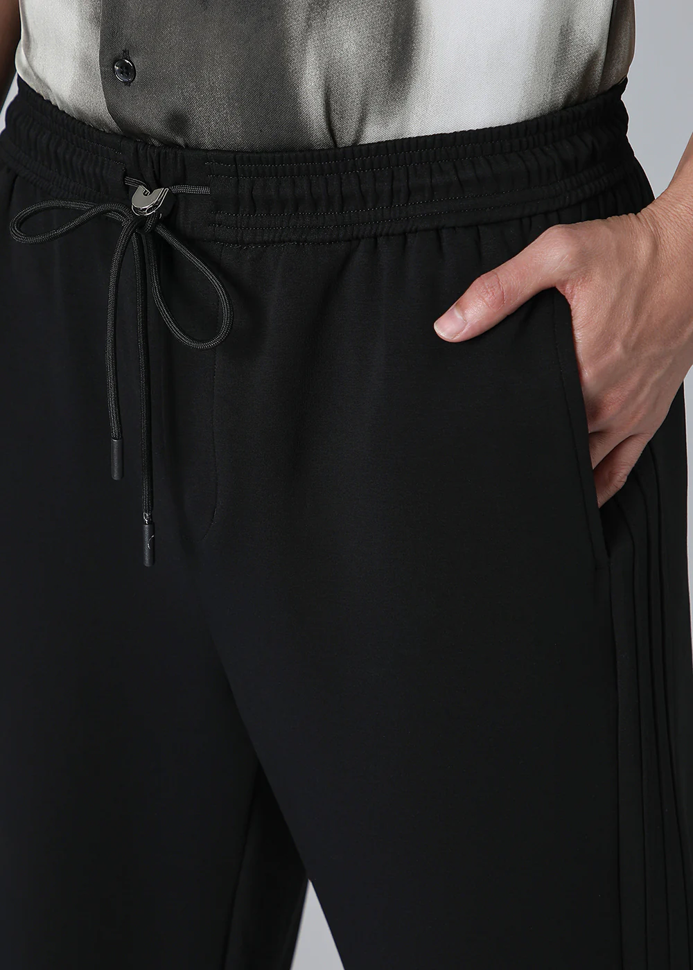 Black Drawstring Korean Pant - Image 2