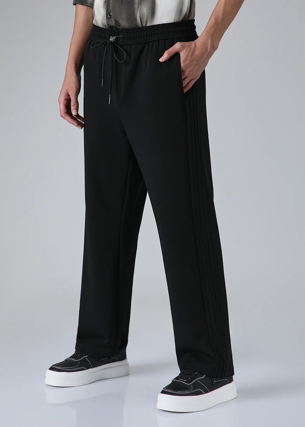 Black Drawstring Korean Pant - Image 6
