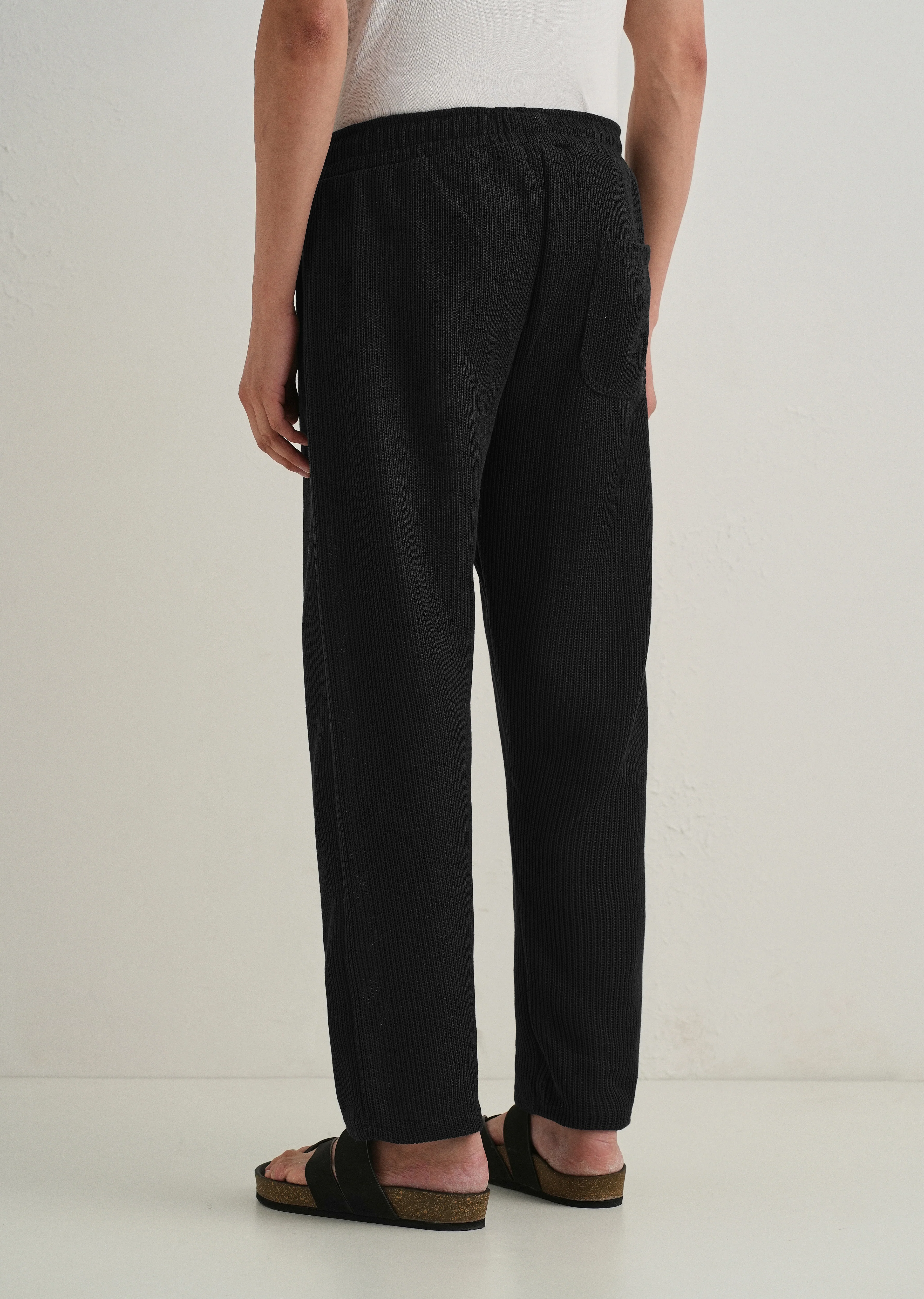 Black Knitted Pant - Image 2