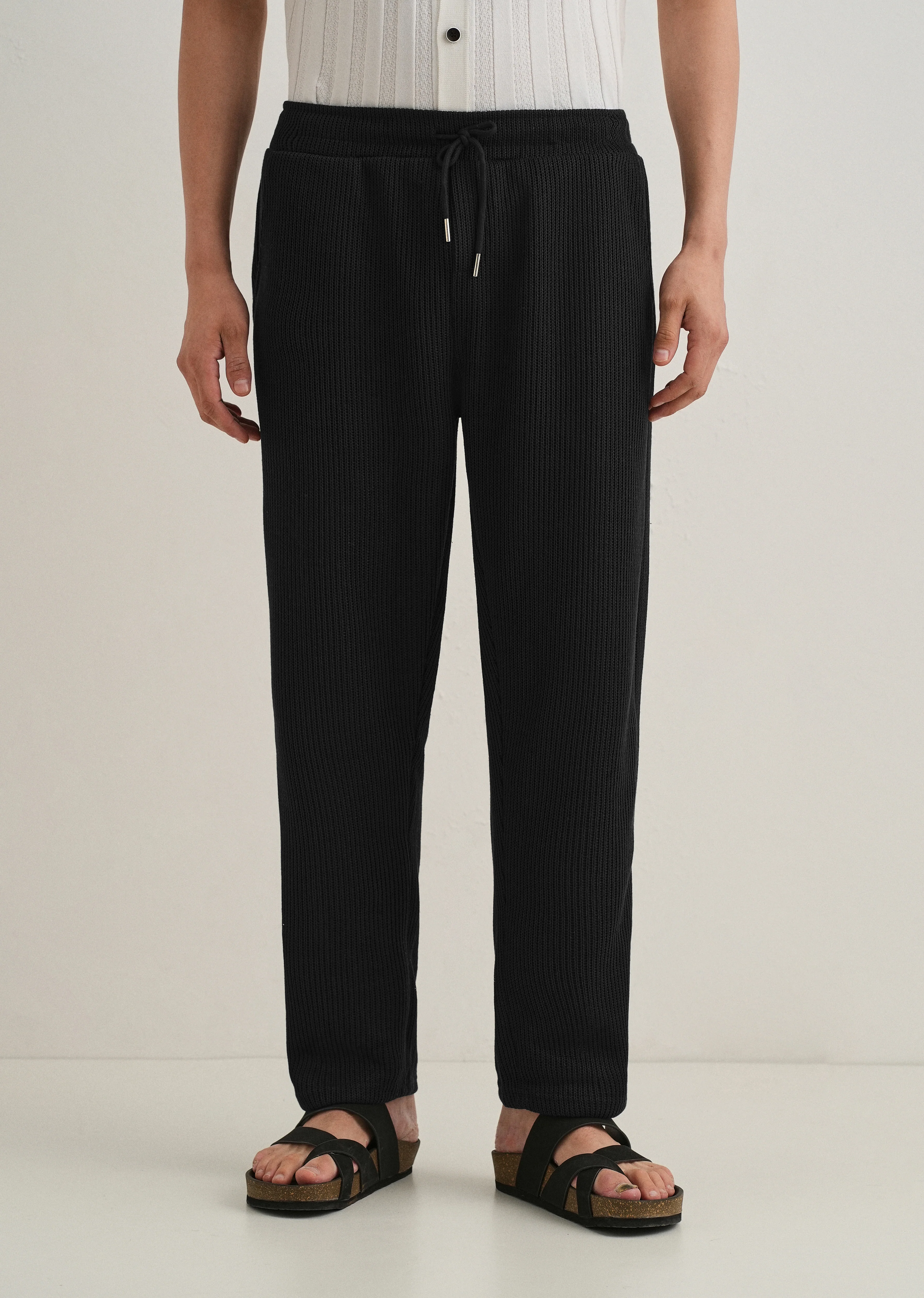 Black Knitted Pant - Image 3