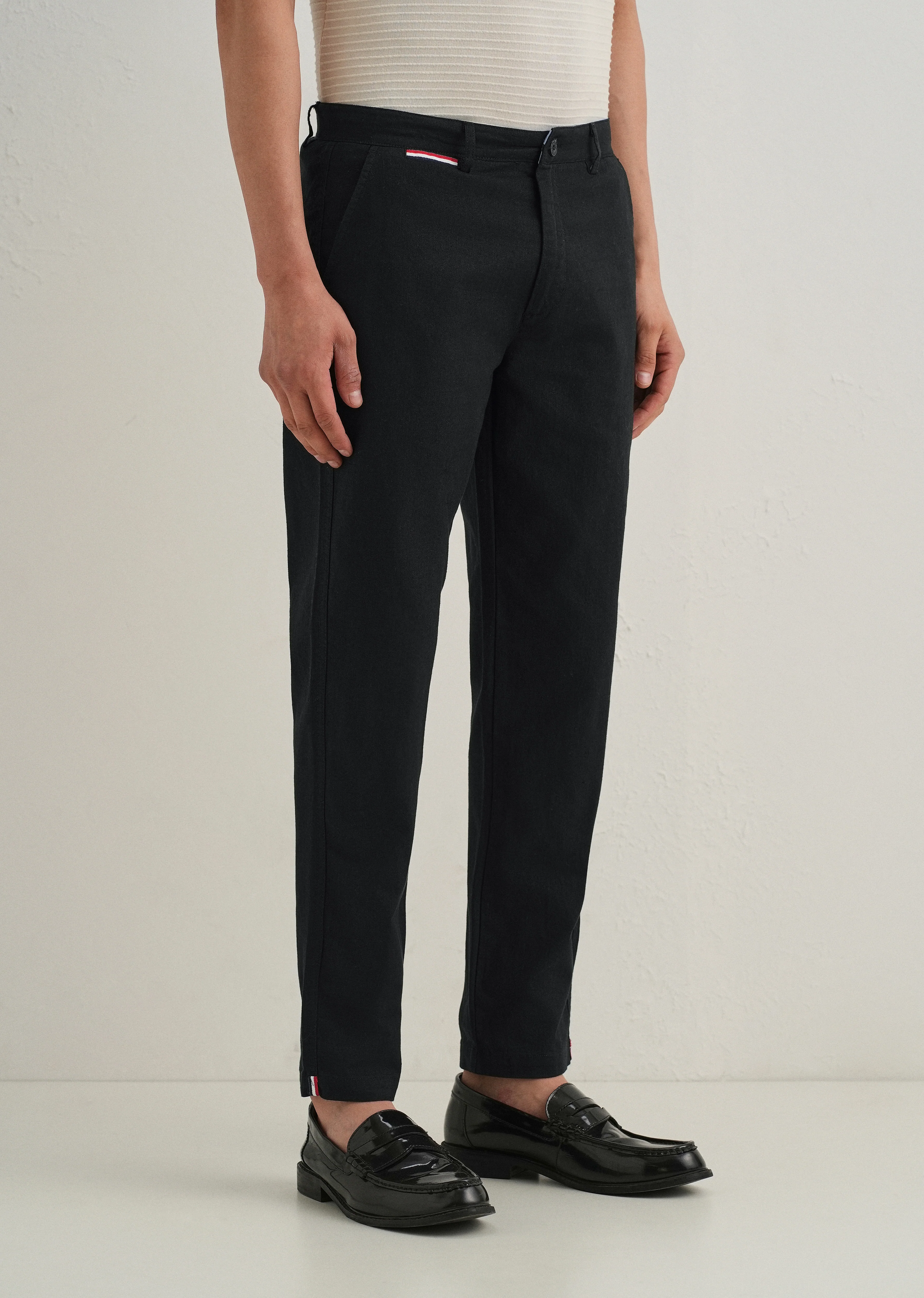 Black Linen Trouser - Image 4