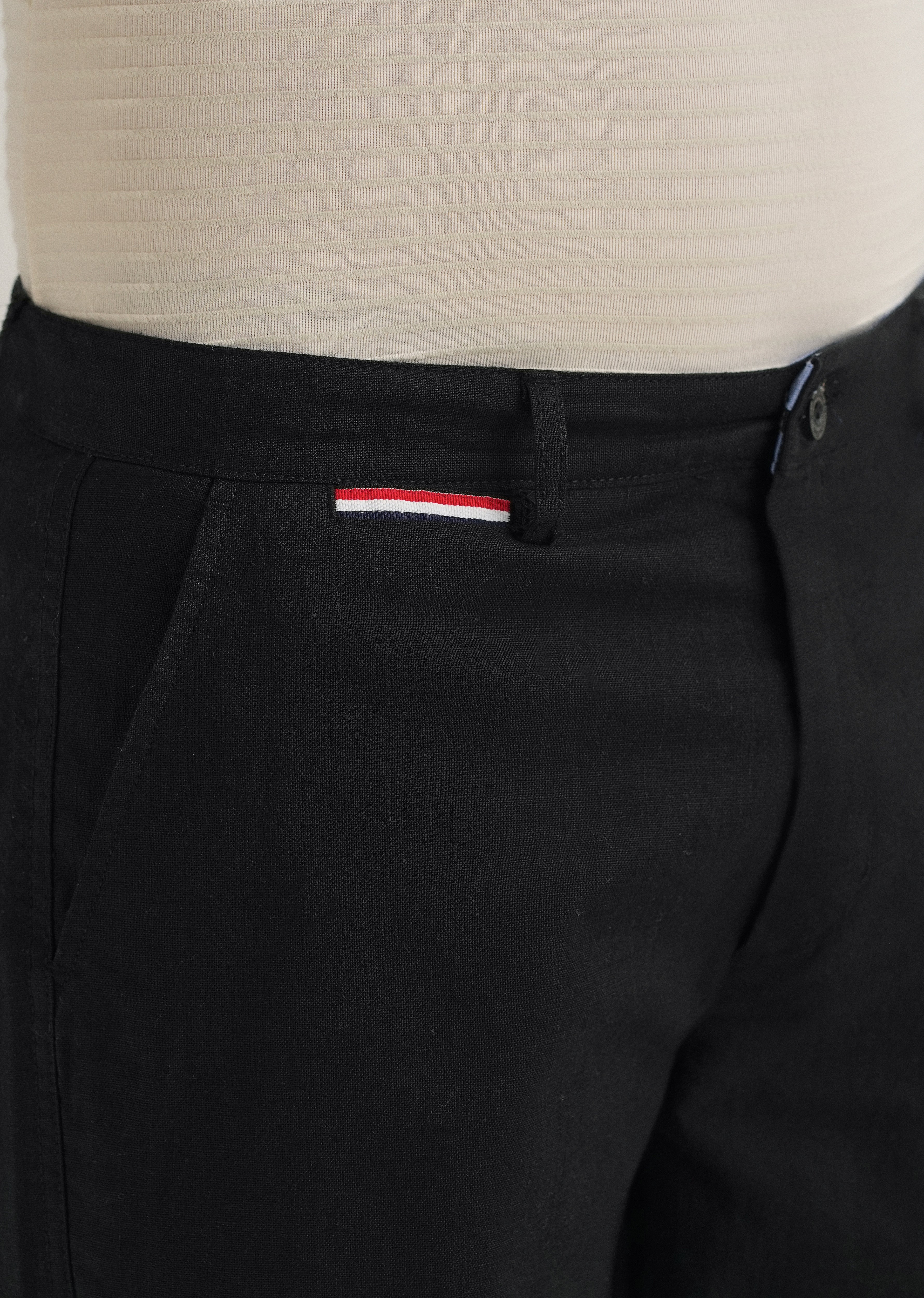Black Linen Trouser - Image 5