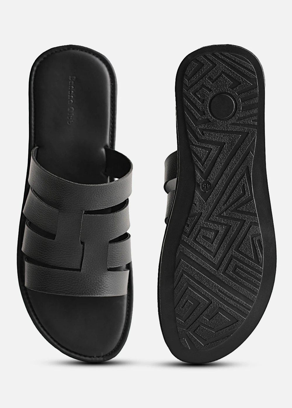 Black Multi-Strap Comfort Sandals - Image 3