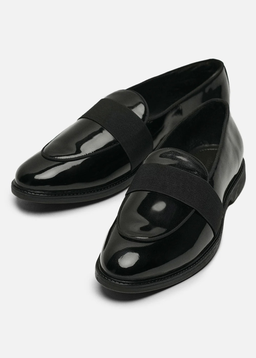 Black Patent Band Loafers - Image 4