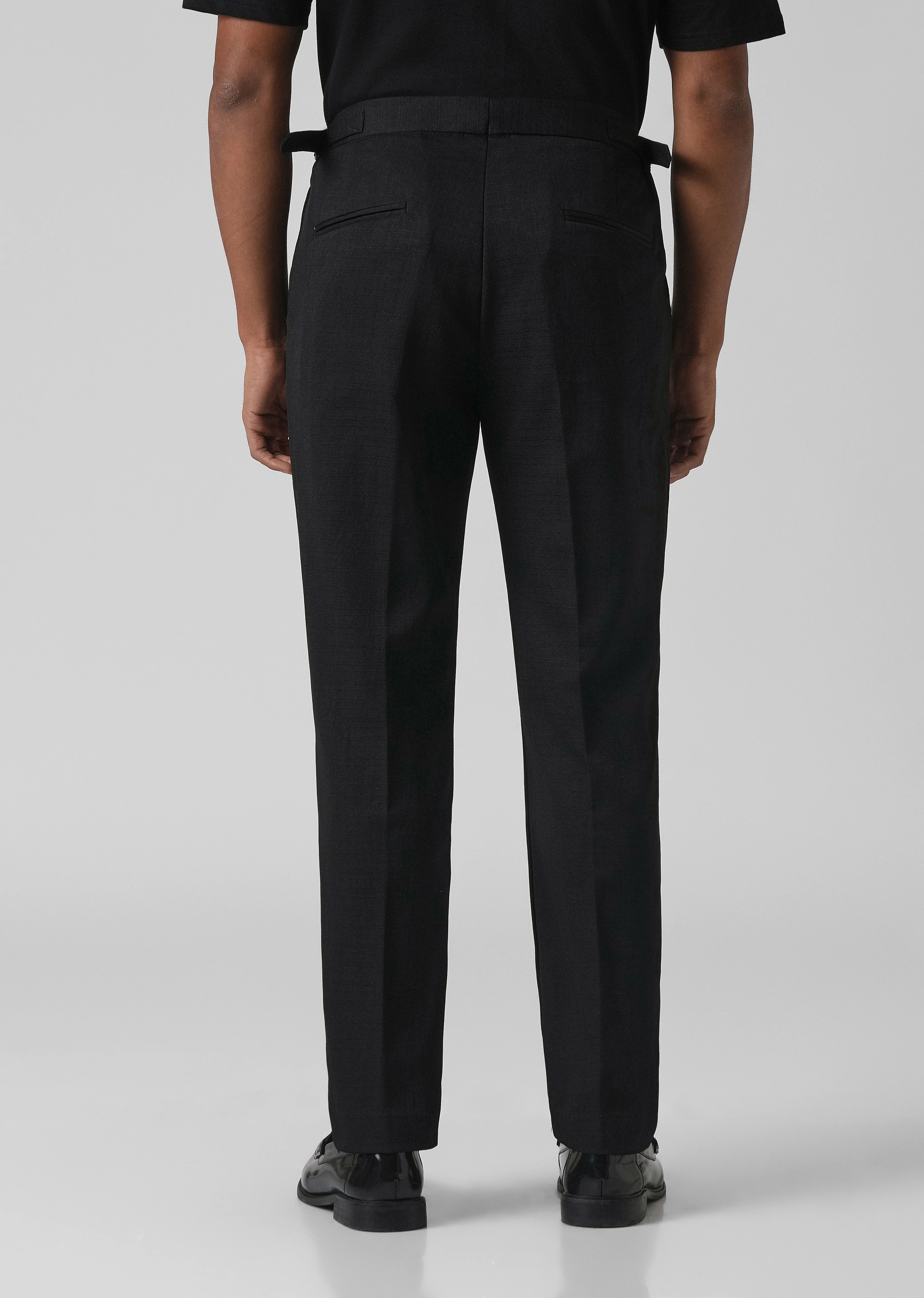 Black Pleated Gurkha Pant - Image 2